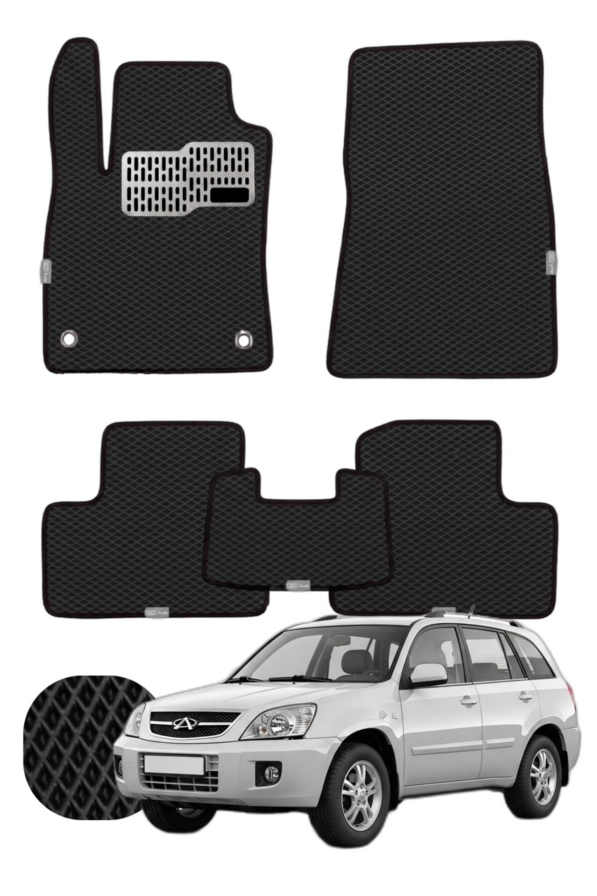 Chery Tiggo 3 2005-2016 Özelleştirilebilir Tam Set Premium EVA Paspas