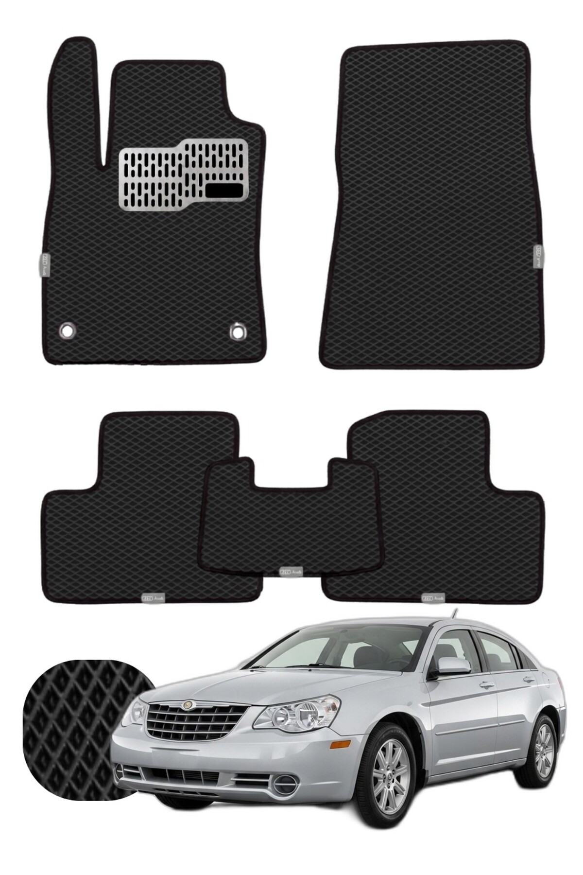 Chrysler Sebring 2007-2010 Özelleştirilebilir Tam Set Premium EVA Paspas