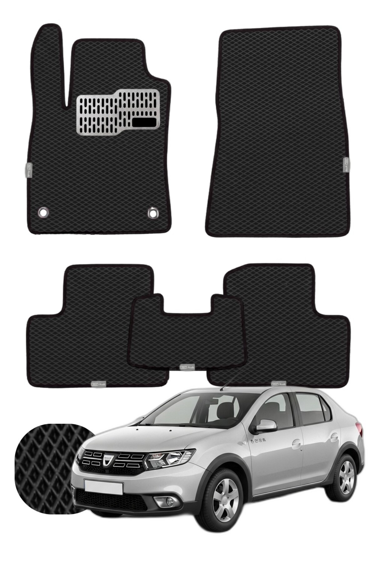 Dacia Logan STW 2013-2020 Özelleştirilebilir Tam Set Premium EVA Paspas