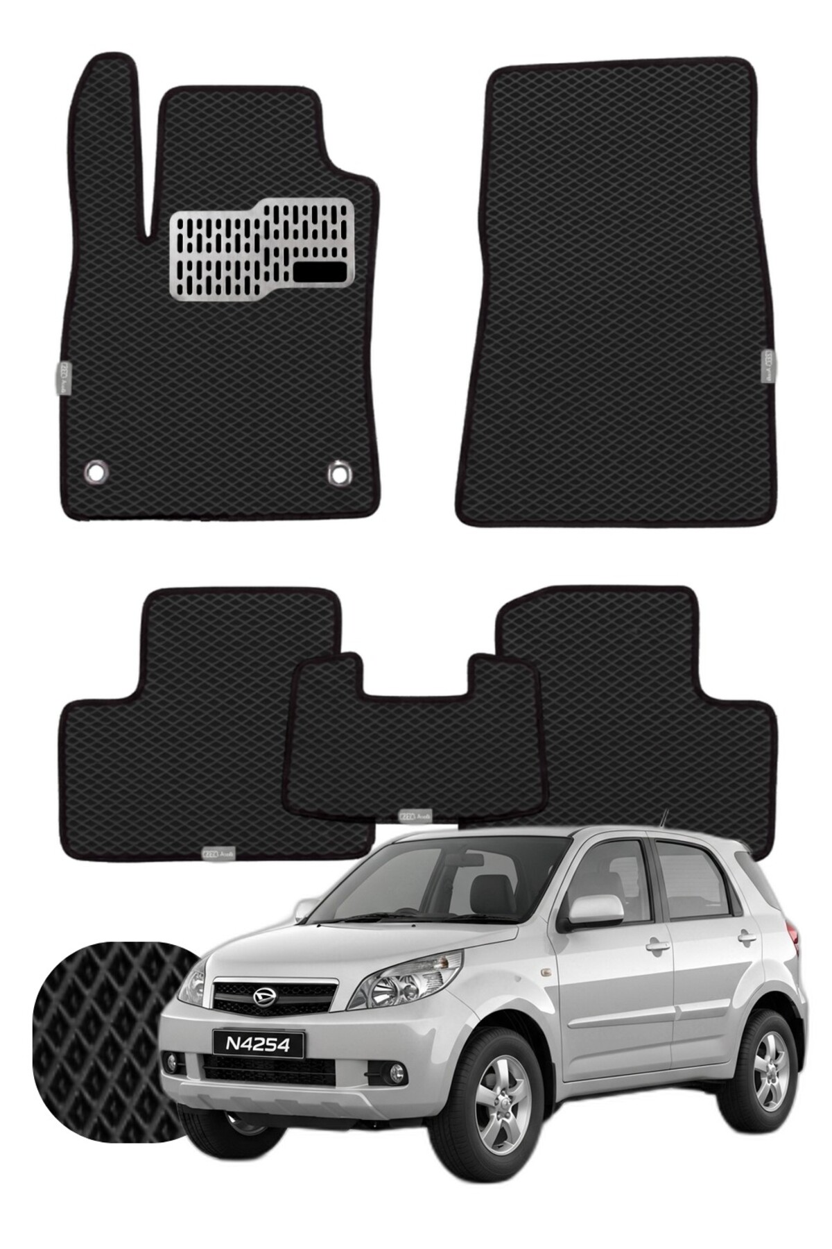 Daihatsu Terios 2006-2017 Özelleştirilebilir Tam Set Premium EVA Paspas