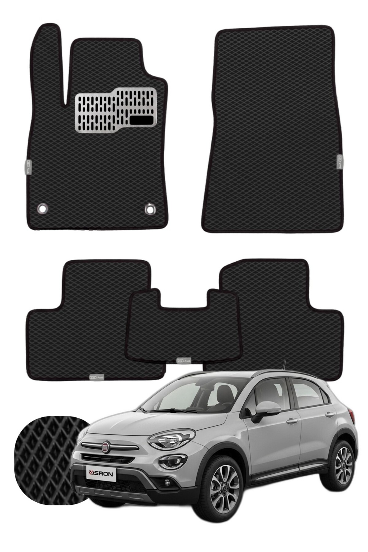 Fiat Cross STW 2021 ve sonrası Özelleştirilebilir Tam Set Premium EVA Paspas