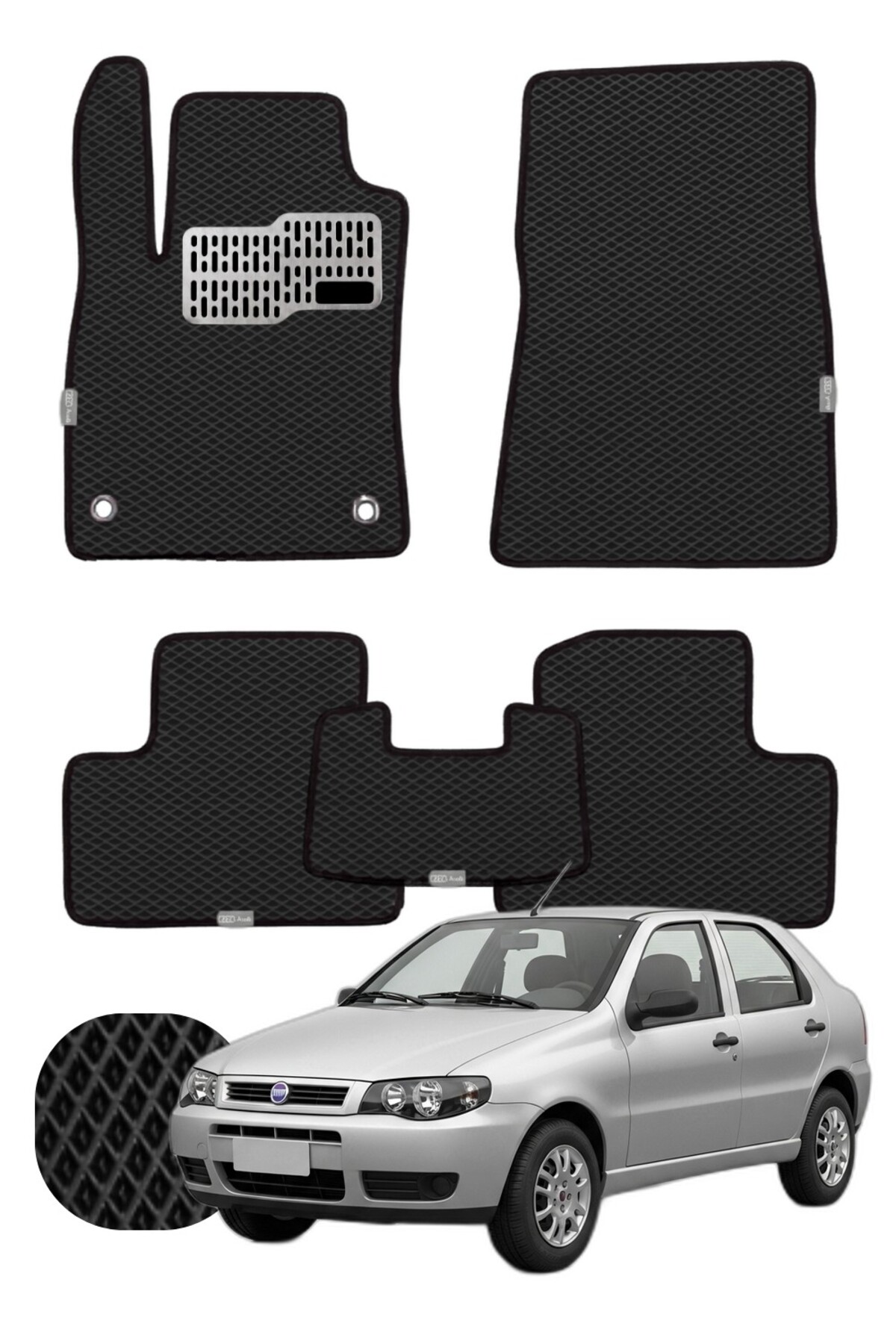 Fiat Palio 1996-2012 Özelleştirilebilir Tam Set Premium EVA Paspas