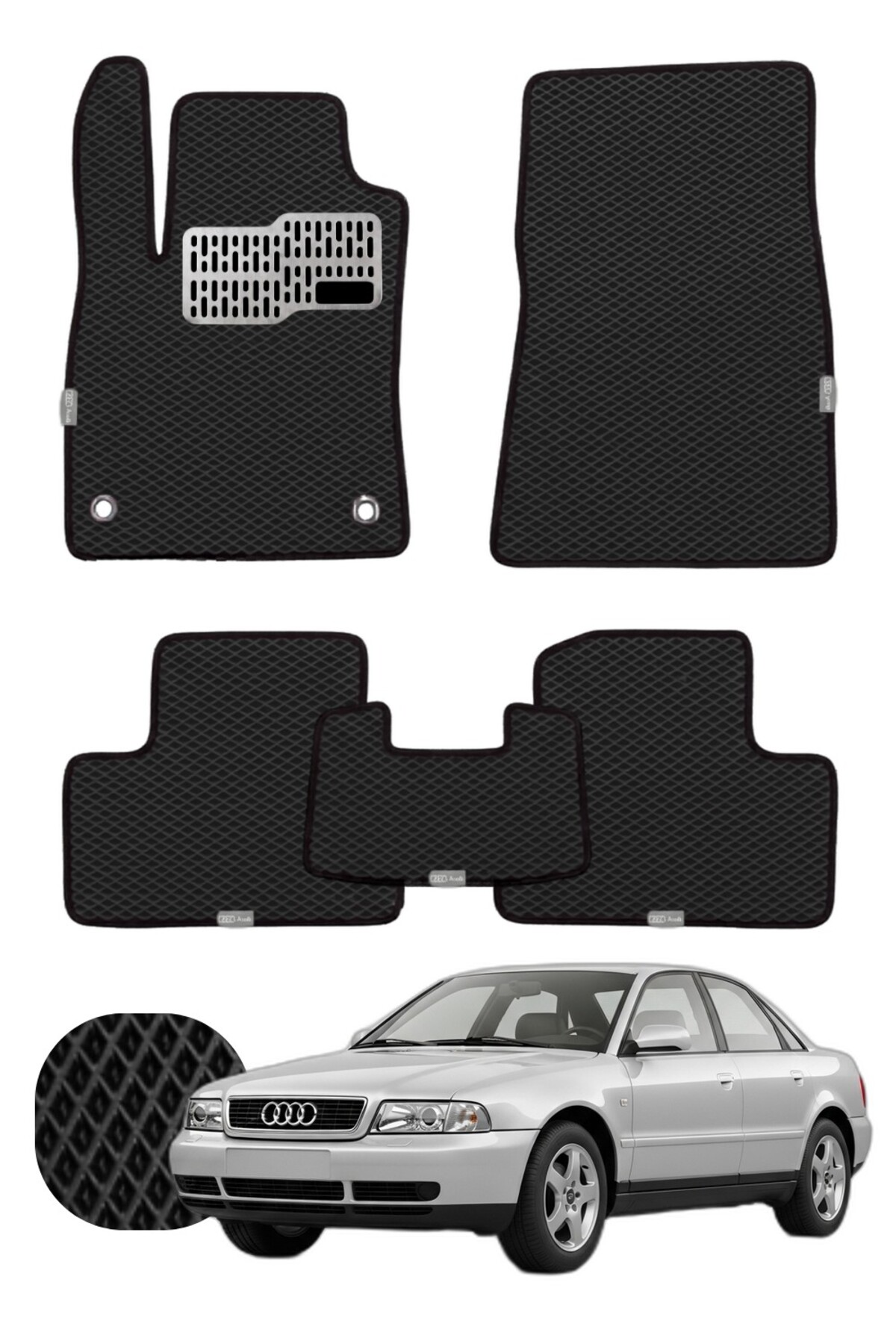 Audi A4 1994-2001 Özelleştirilebilir Tam Set Premium EVA Paspas