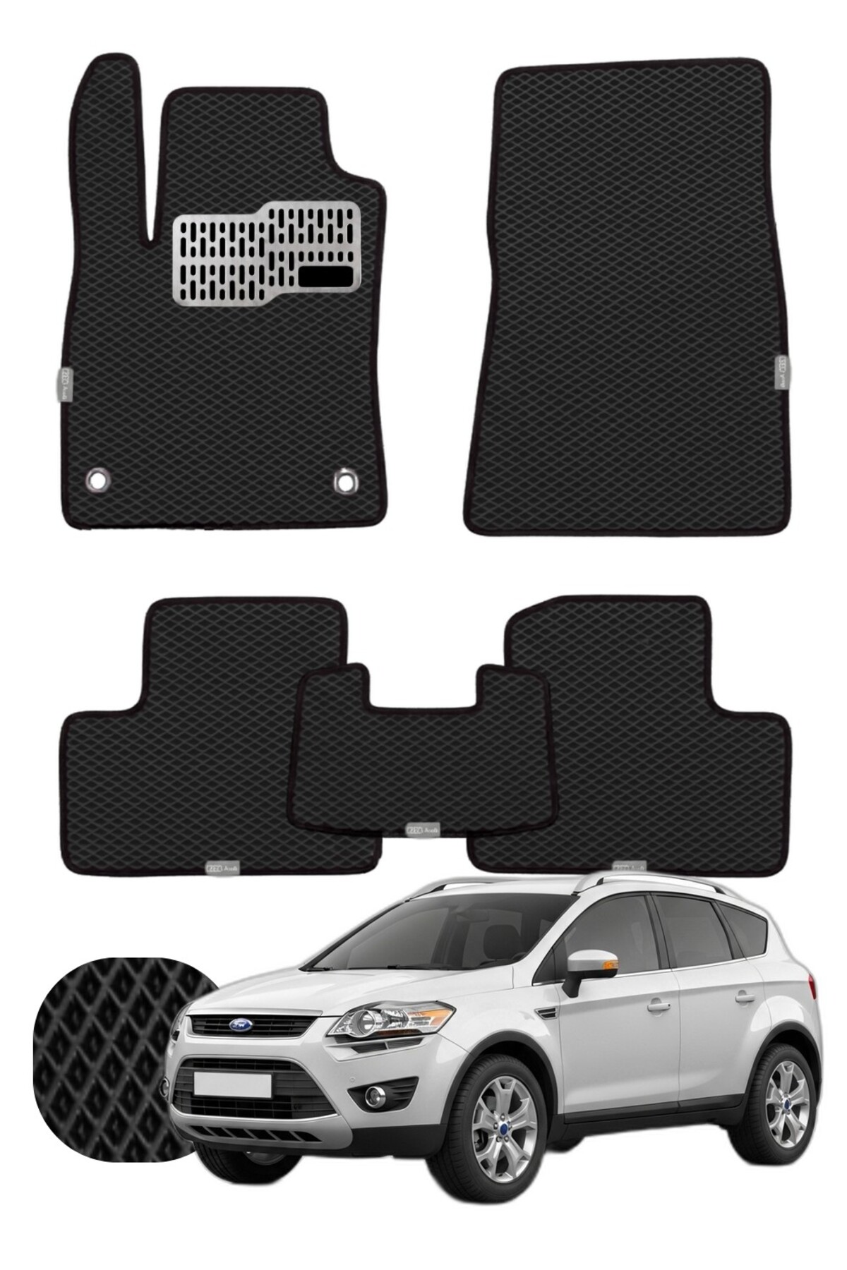 Ford Kuga 2008-2012 Özelleştirilebilir Tam Set Premium EVA Paspas