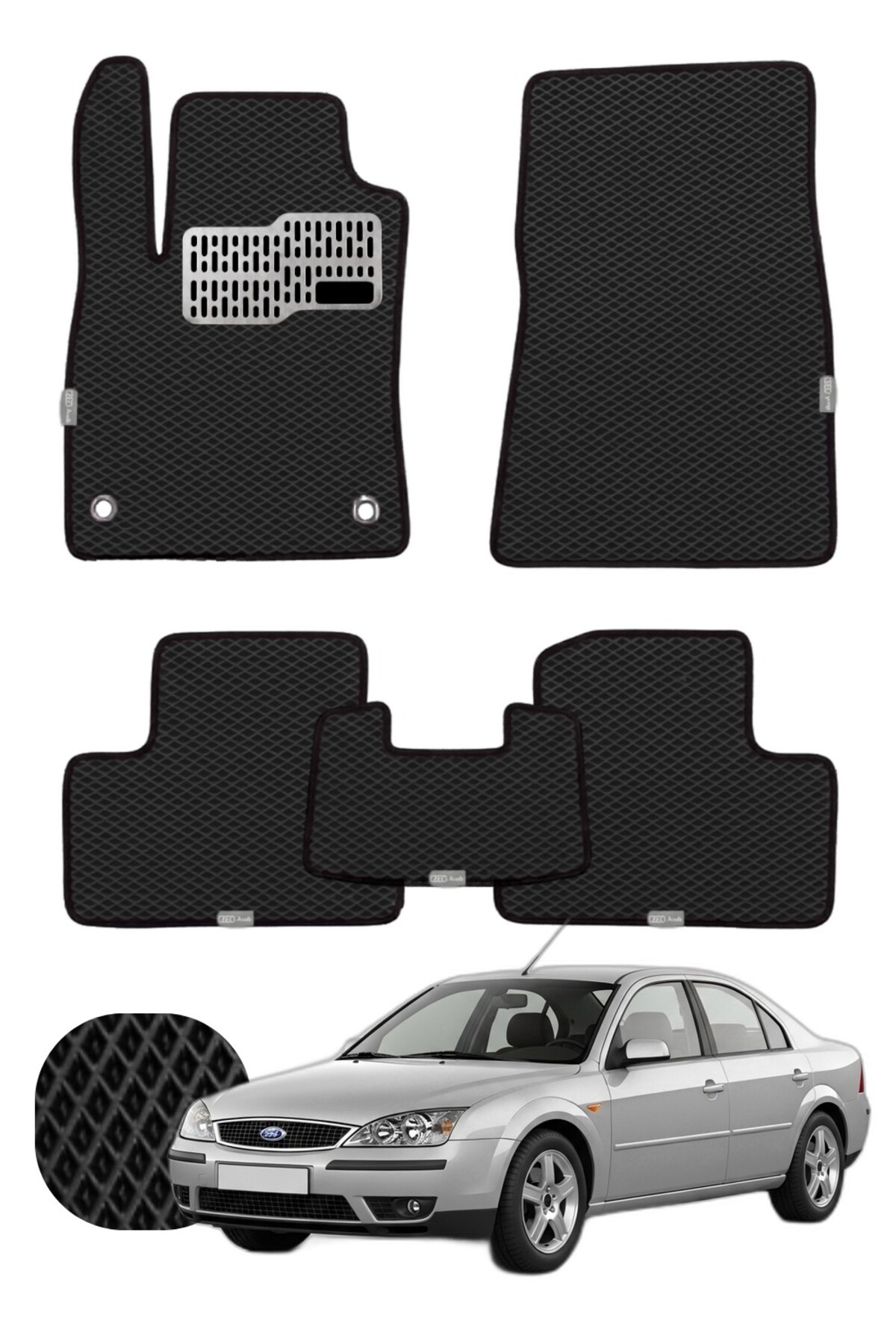 Ford Mondeo 2000-2007 Özelleştirilebilir Tam Set Premium EVA Paspas