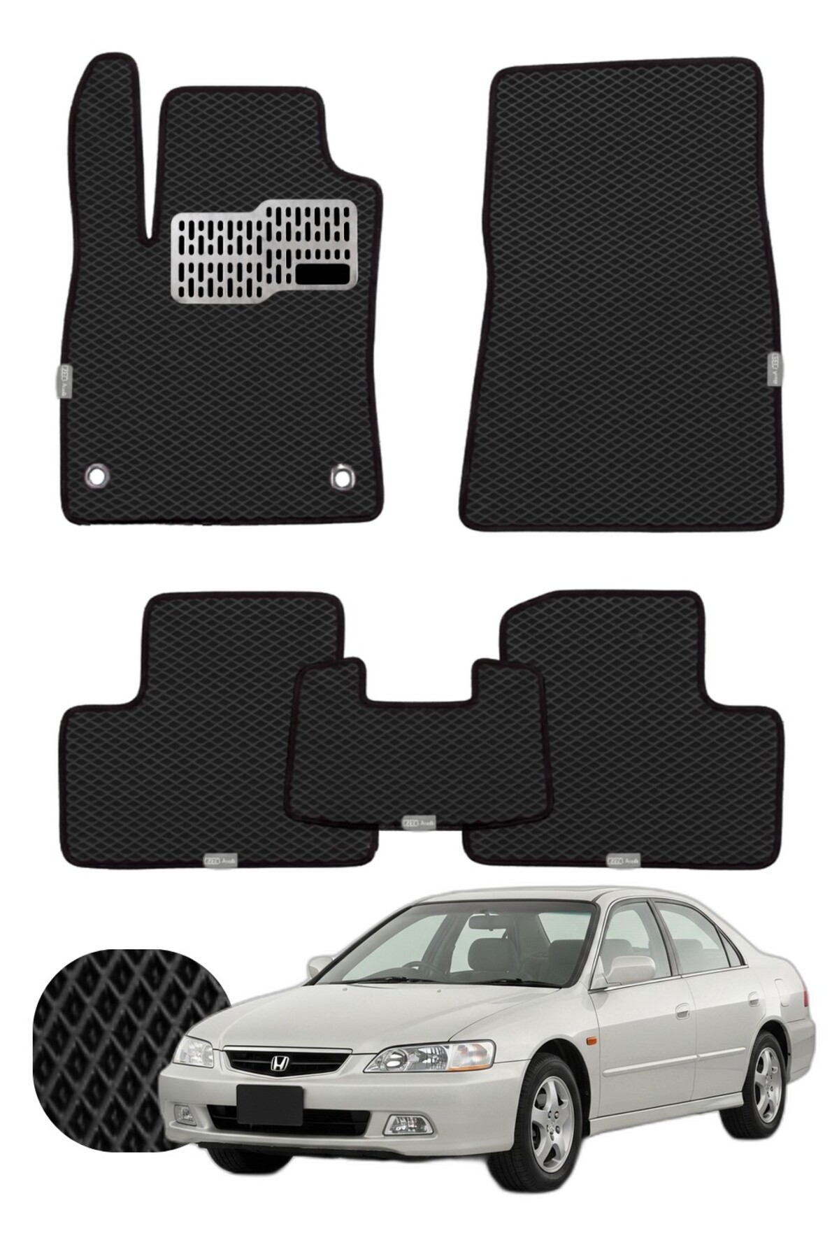 Honda Accord 1997-2002 Özelleştirilebilir Tam Set Premium EVA Paspas