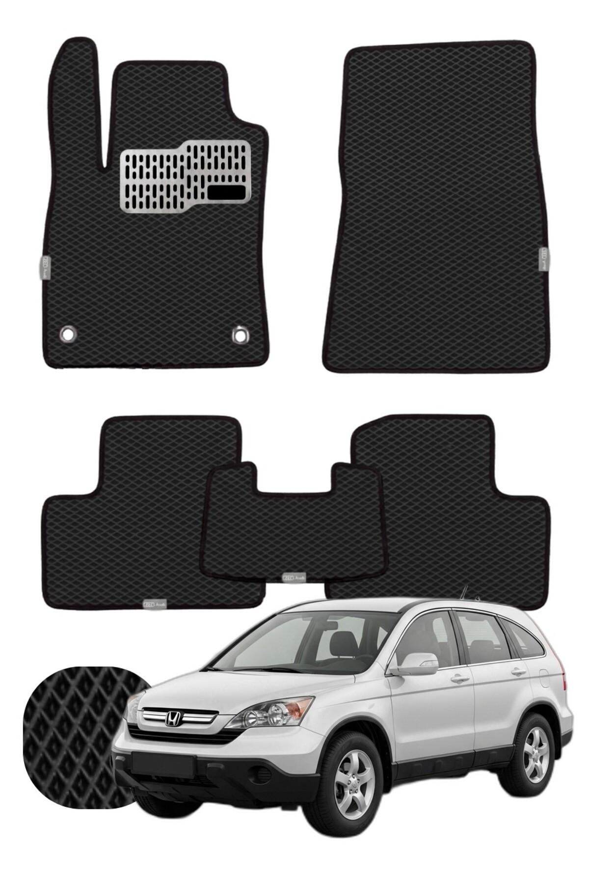 Honda CR-V 2006-2012 Özelleştirilebilir Tam Set Premium EVA Paspas