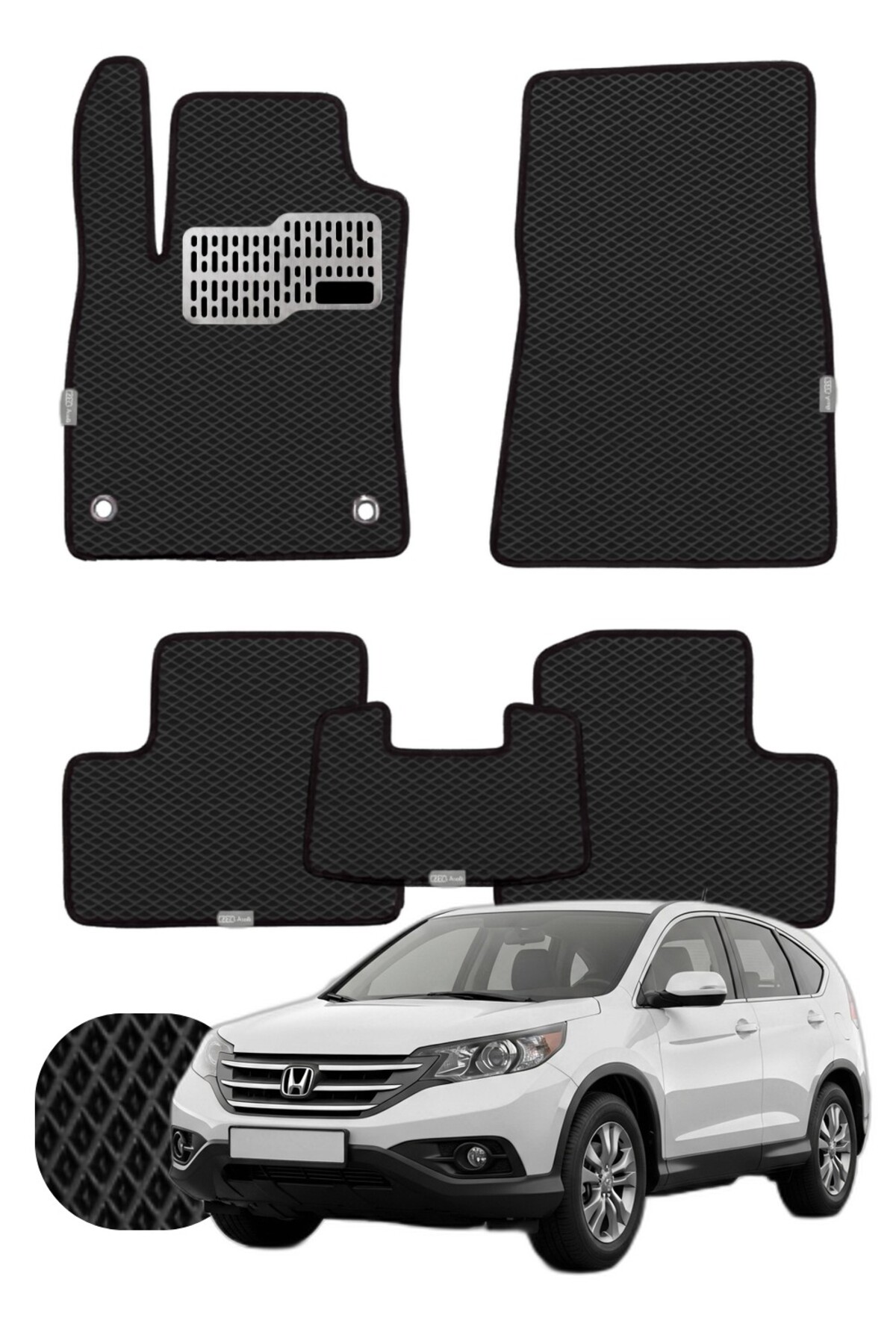 Honda CR-V 2012-2016 Özelleştirilebilir Tam Set Premium EVA Paspas