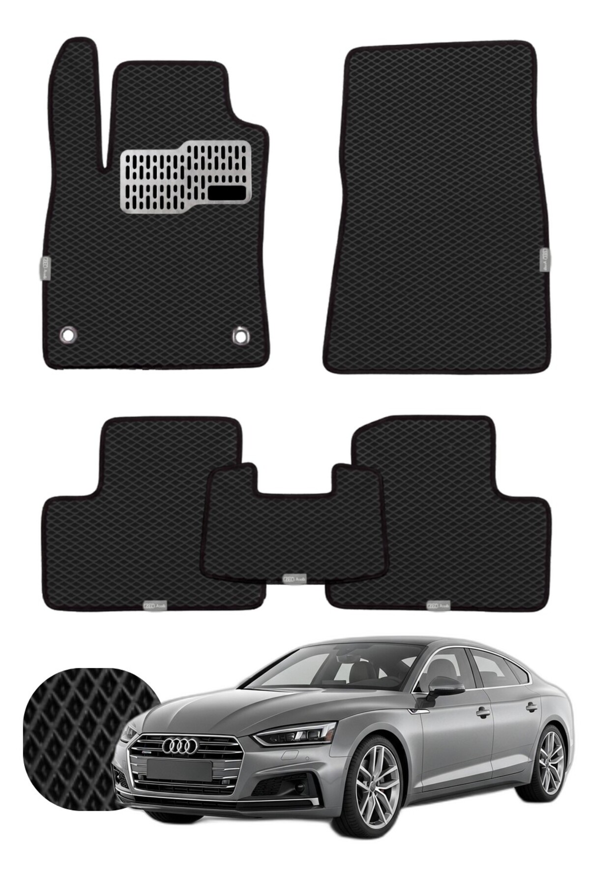 Audi A5 2016-2024 Özelleştirilebilir Tam Set Premium EVA Paspas
