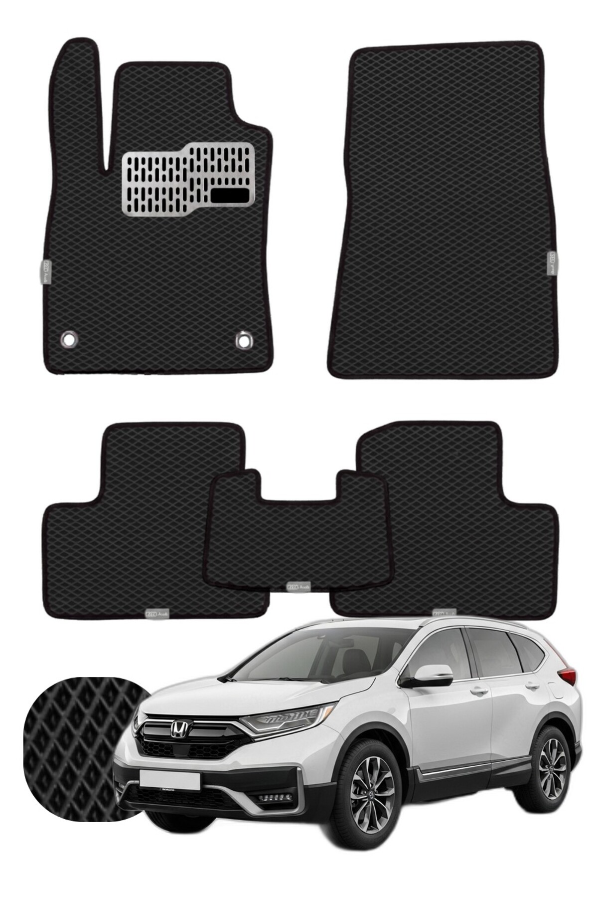 Honda CR-V 2022 ve sonrası Özelleştirilebilir Tam Set Premium EVA Paspas