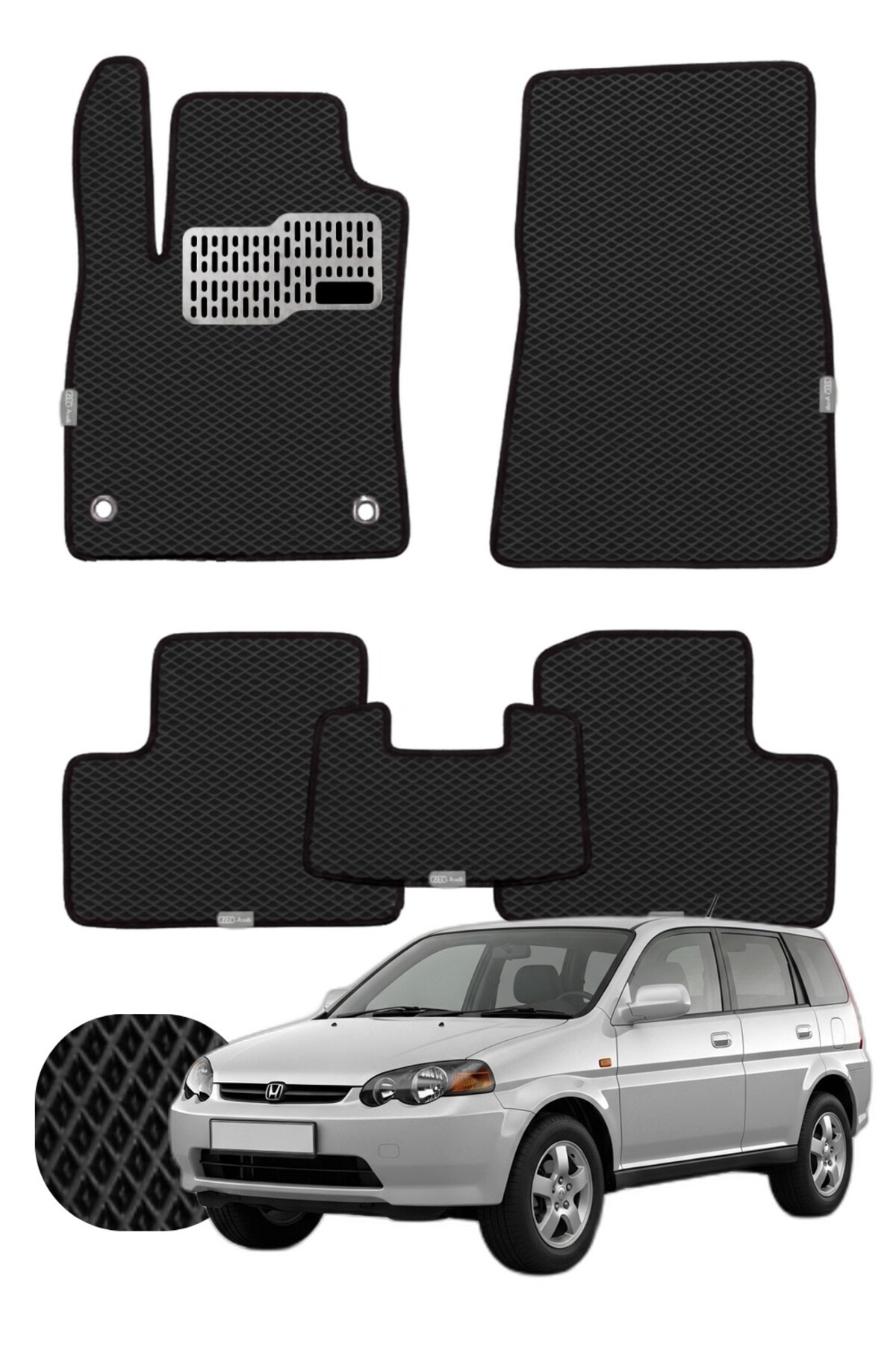 Honda HR-V 1999-2006 Özelleştirilebilir Tam Set Premium EVA Paspas