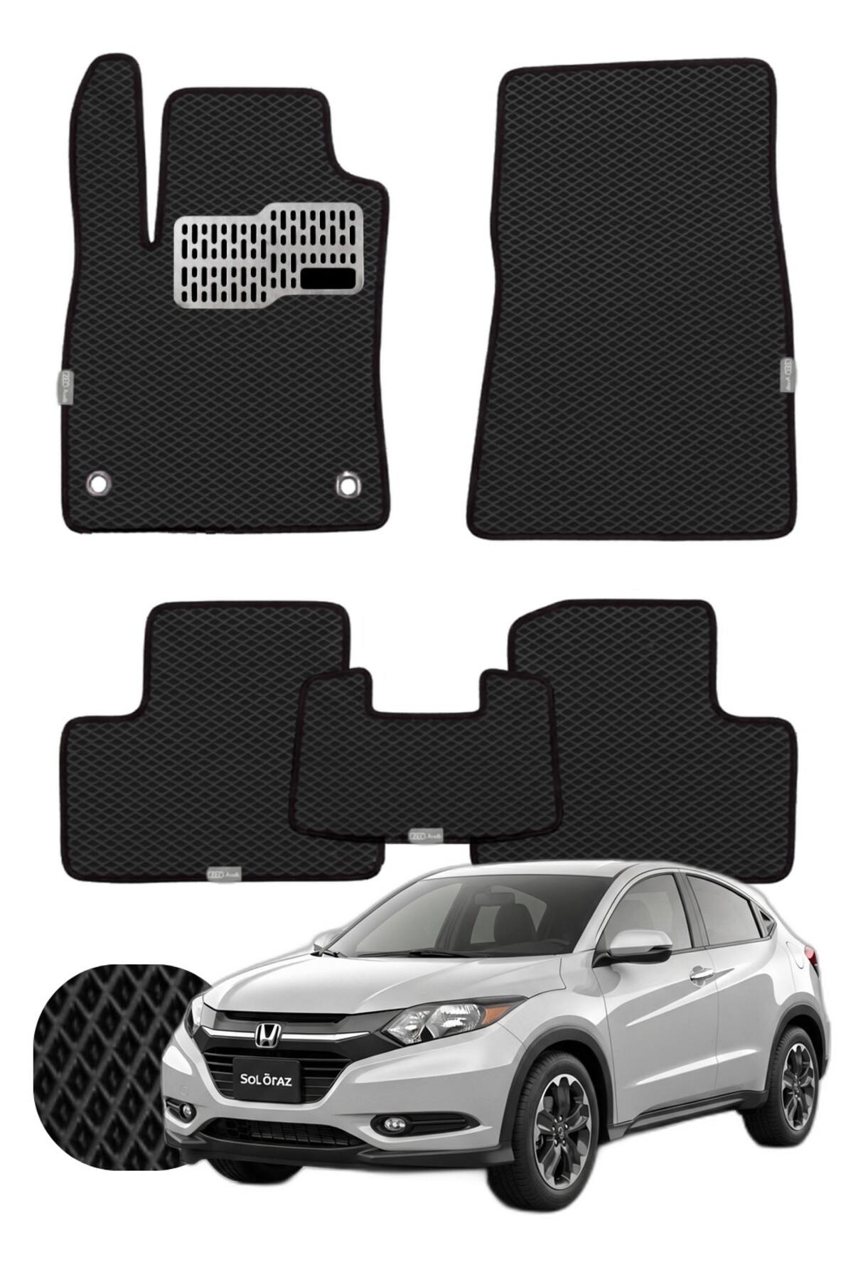 Honda HR-V 2015-2021 Özelleştirilebilir Tam Set Premium EVA Paspas