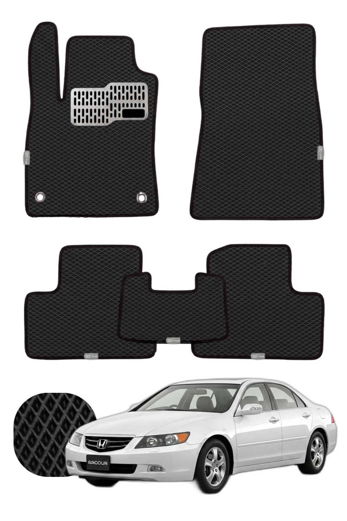 Honda Legend 2004-2012 Özelleştirilebilir Tam Set Premium EVA Paspas