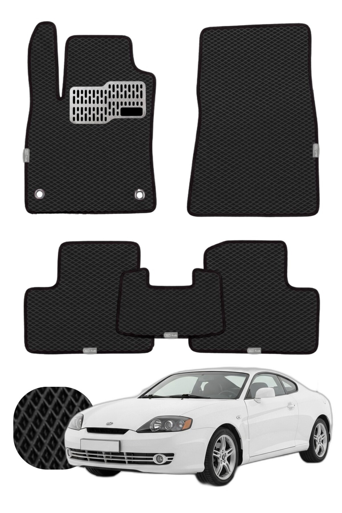 Hyundai Coupe Coupe 2001-2008 Özelleştirilebilir Tam Set Premium EVA Paspas