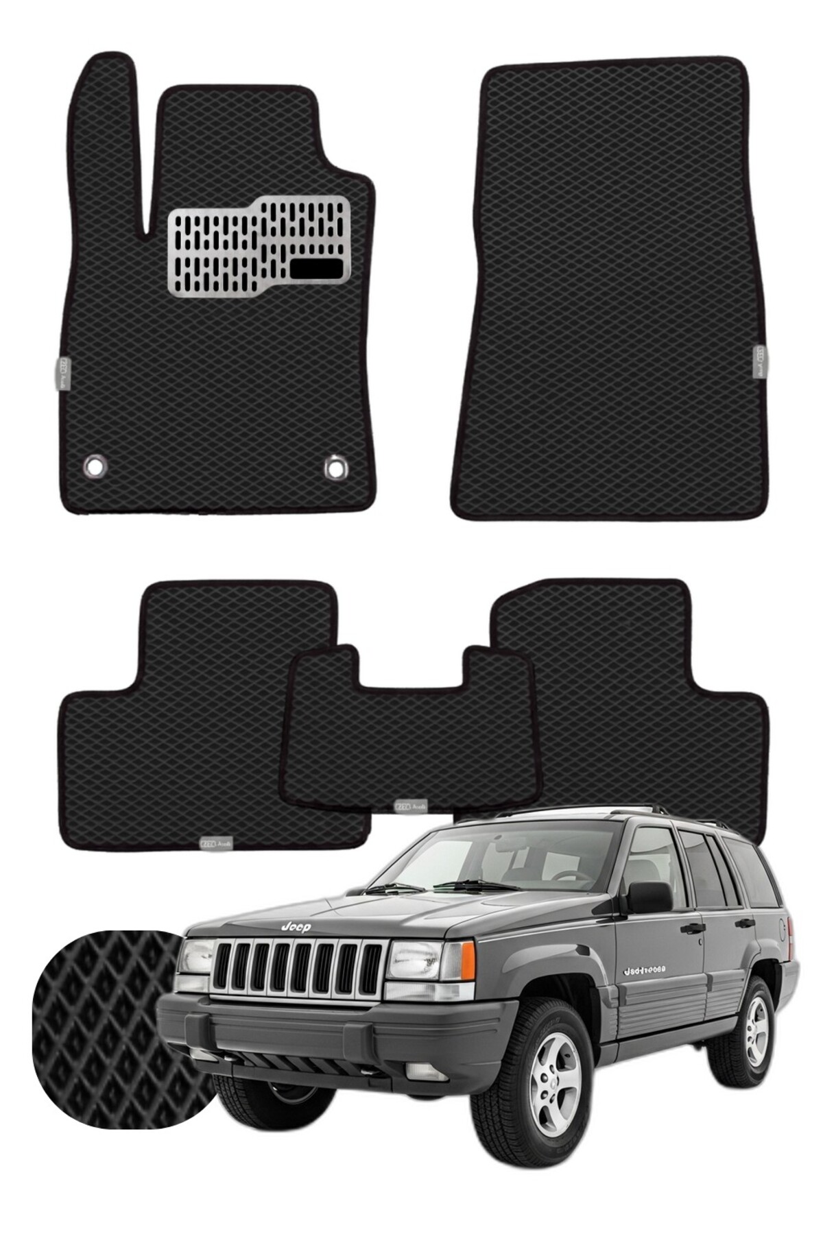 Jeep Grand Cherokee 1993-1998 Özelleştirilebilir Tam Set Premium EVA Paspas
