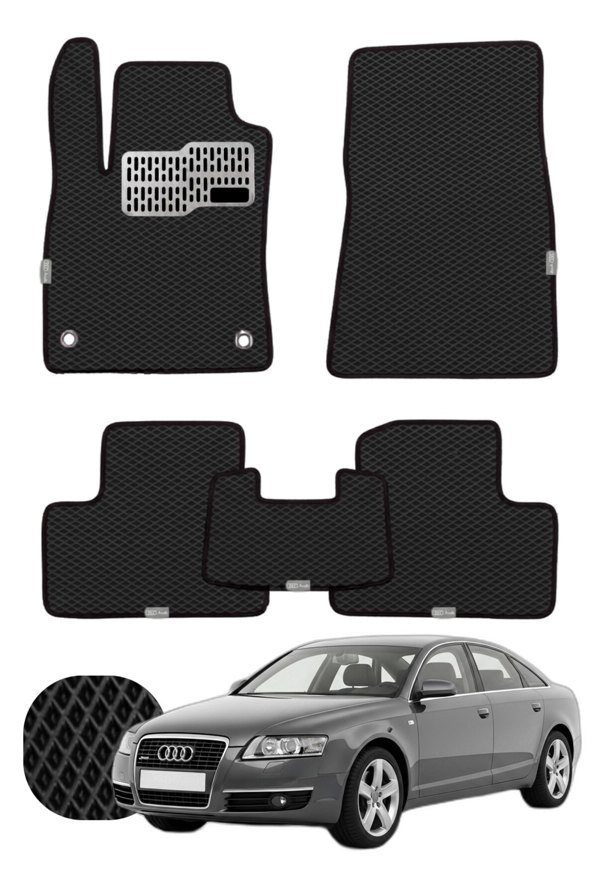 Audi A6 2004-2011 Özelleştirilebilir Tam Set Premium EVA Paspas