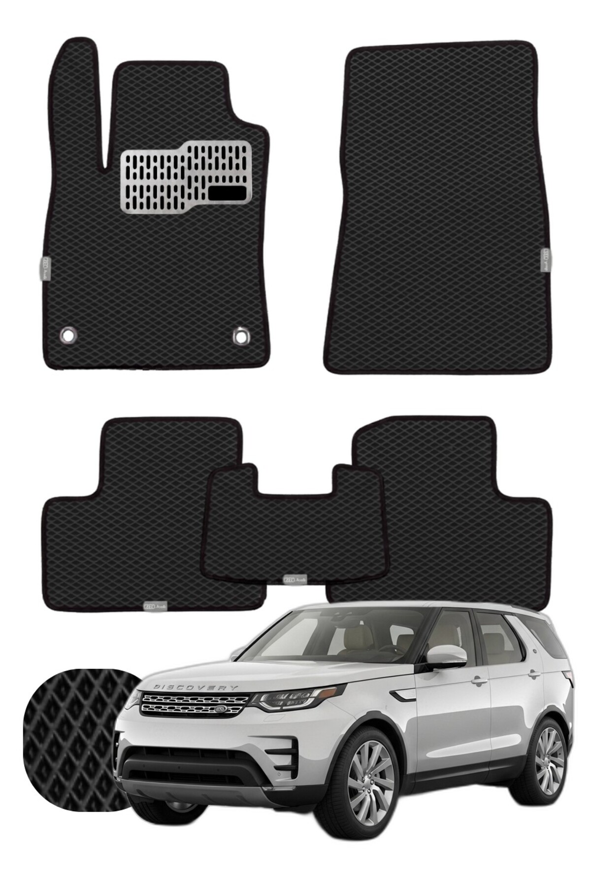 Land Rover Discovery 2017 ve sonrası Özelleştirilebilir Tam Set Premium EVA Paspas