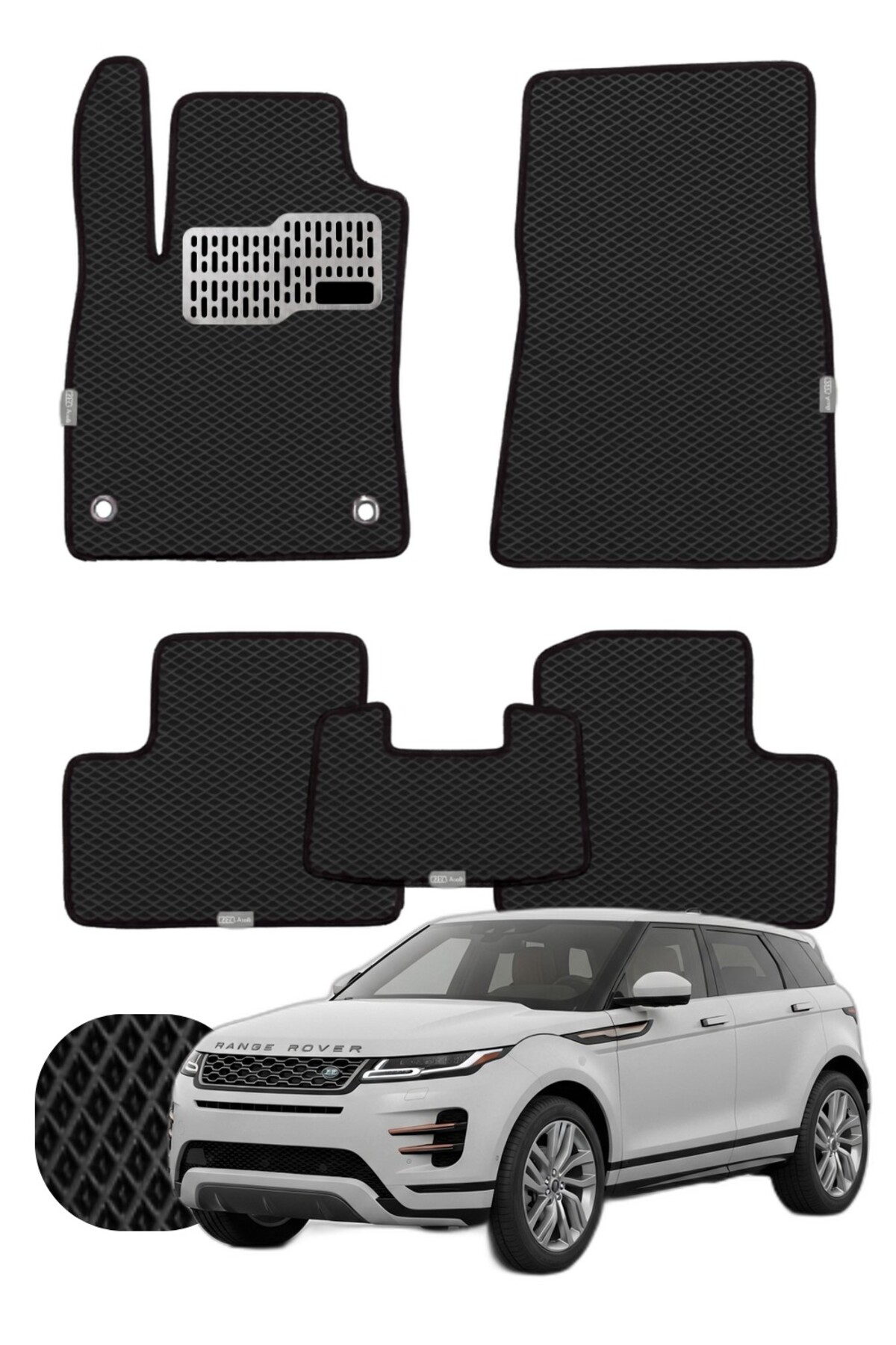 Land Rover Range Rover Evoque 2019 ve sonrası Özelleştirilebilir Tam Set Premium EVA Paspas