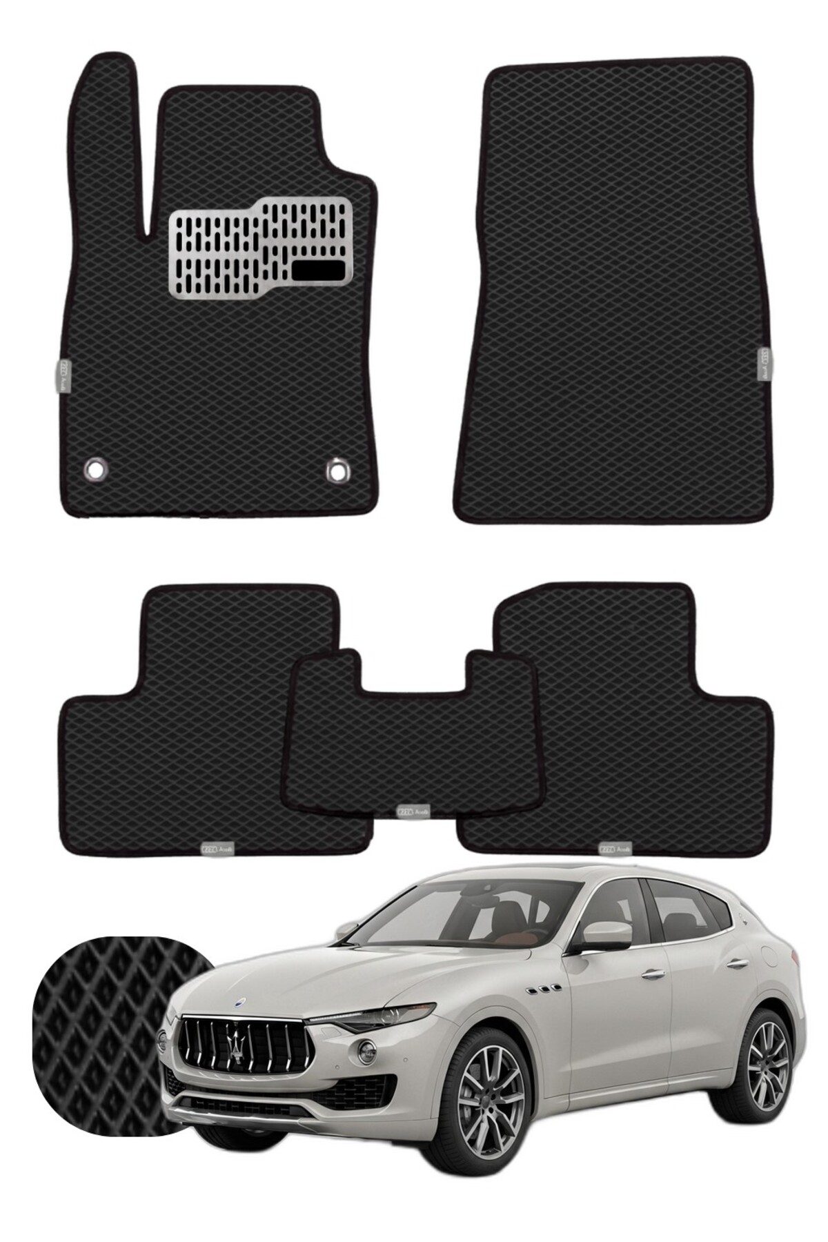 Maserati Levante 2016 ve sonrası Özelleştirilebilir Tam Set Premium EVA Paspas