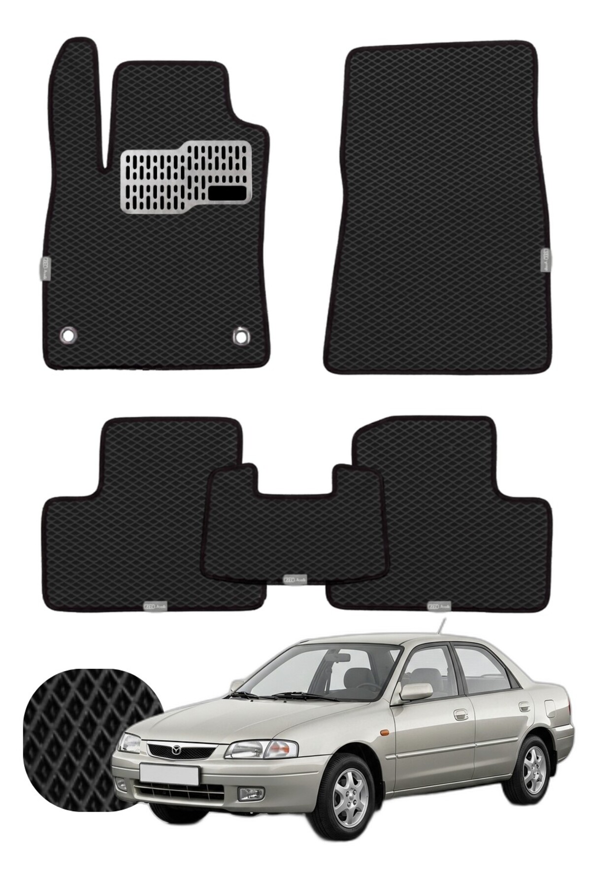 Mazda 323 Sedan 1994-1998 Özelleştirilebilir Tam Set Premium EVA Paspas