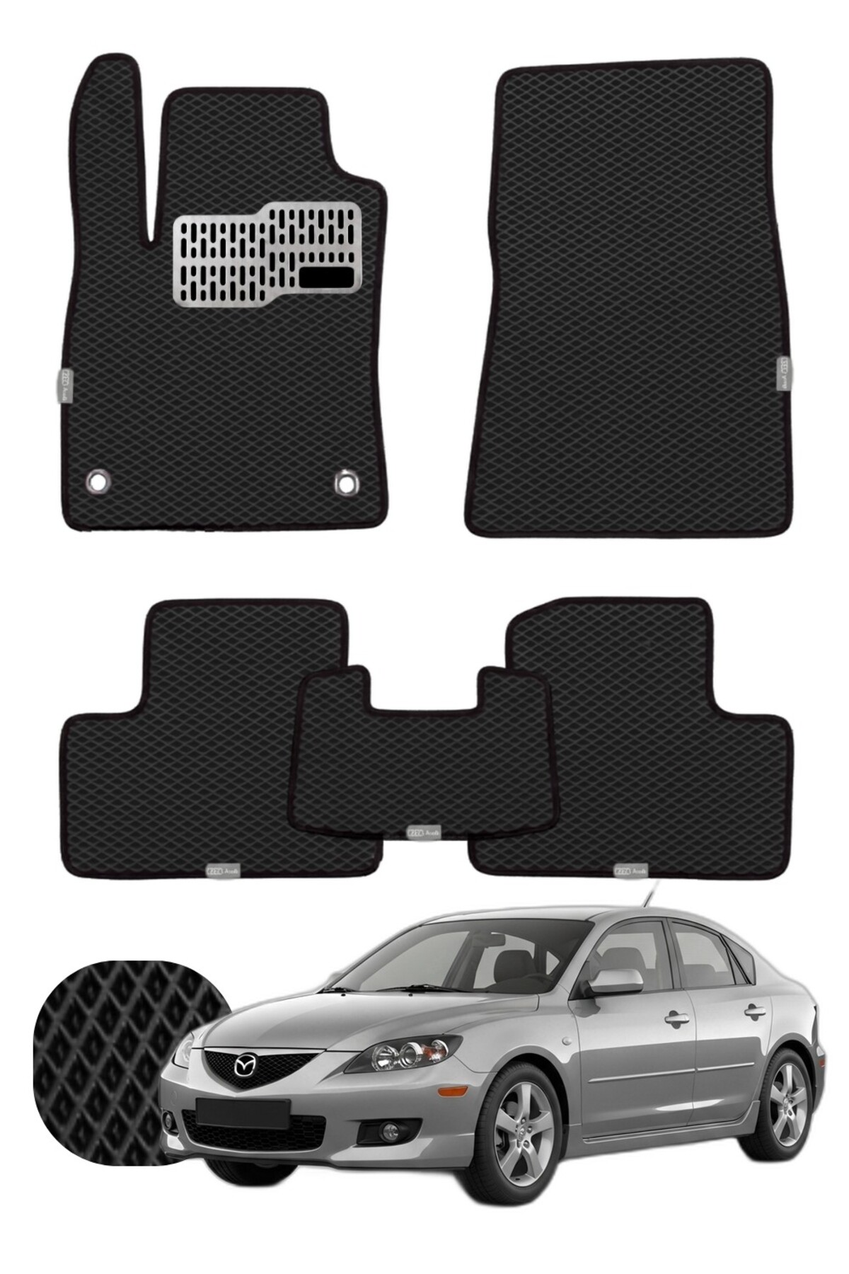 Mazda Mazda 3 2003-2009 Özelleştirilebilir Tam Set Premium EVA Paspas