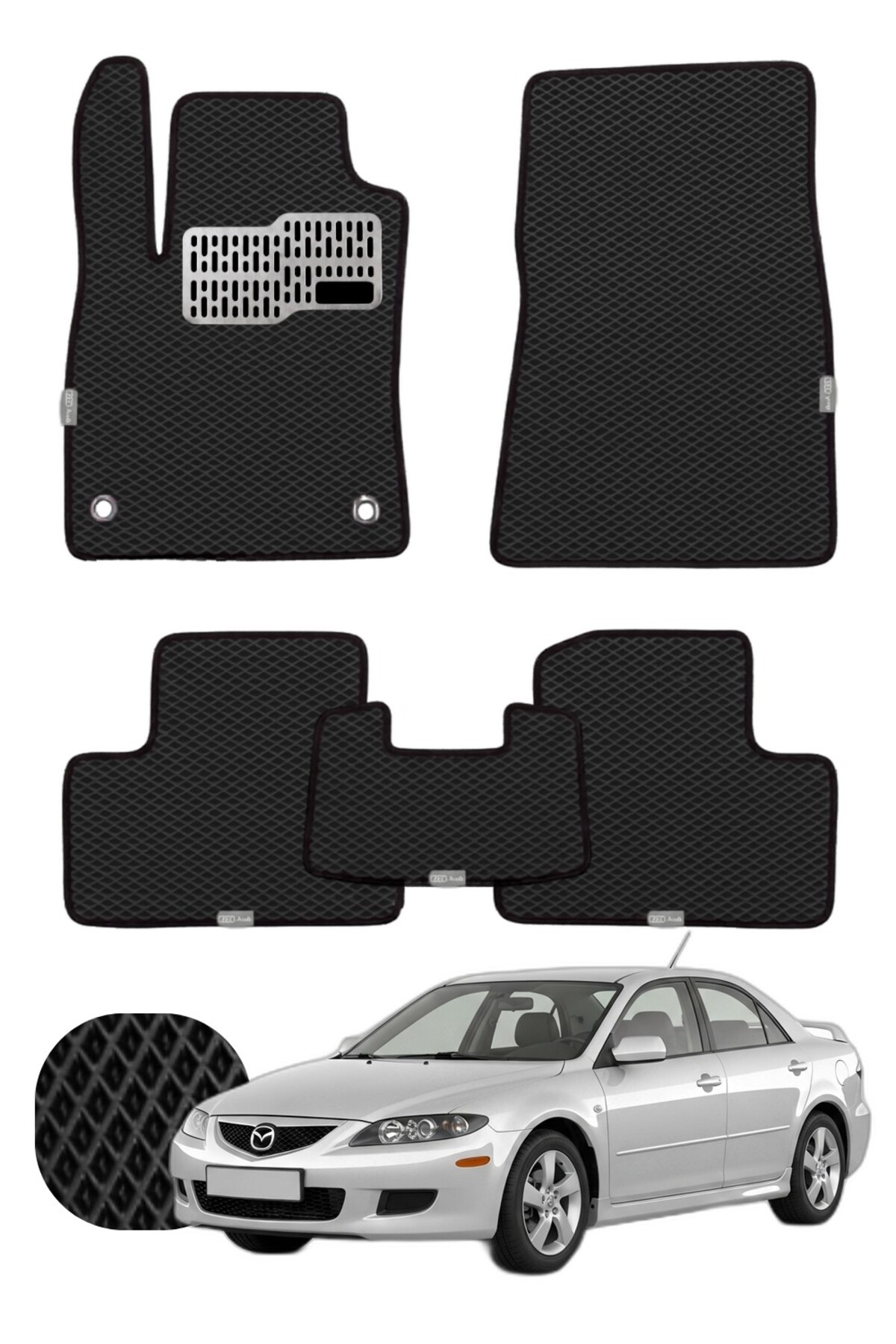 Mazda Mazda 6 Sedan 2002-2008 Özelleştirilebilir Tam Set Premium EVA Paspas