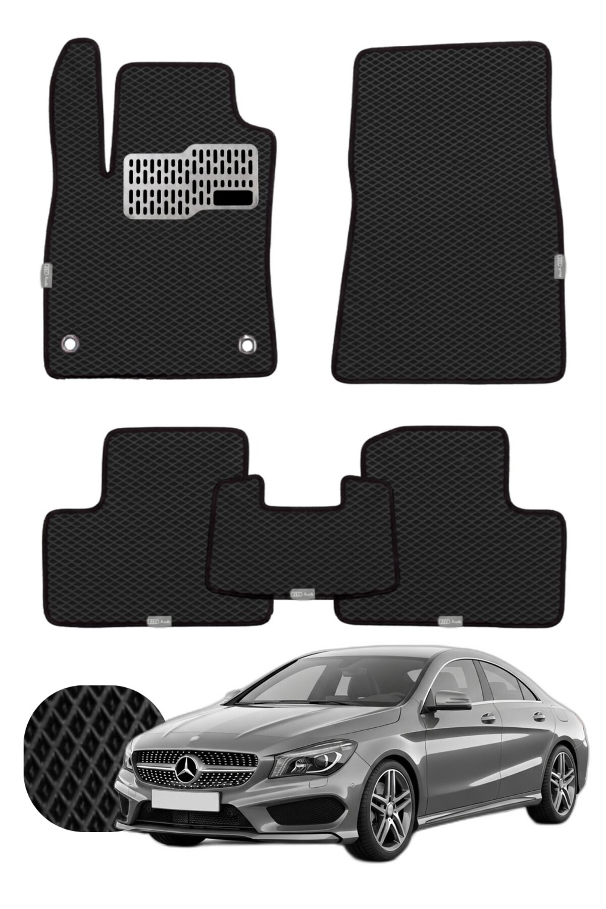 Mercedes CLA 2013-2019 C117 Özelleştirilebilir Tam Set Premium EVA Paspas