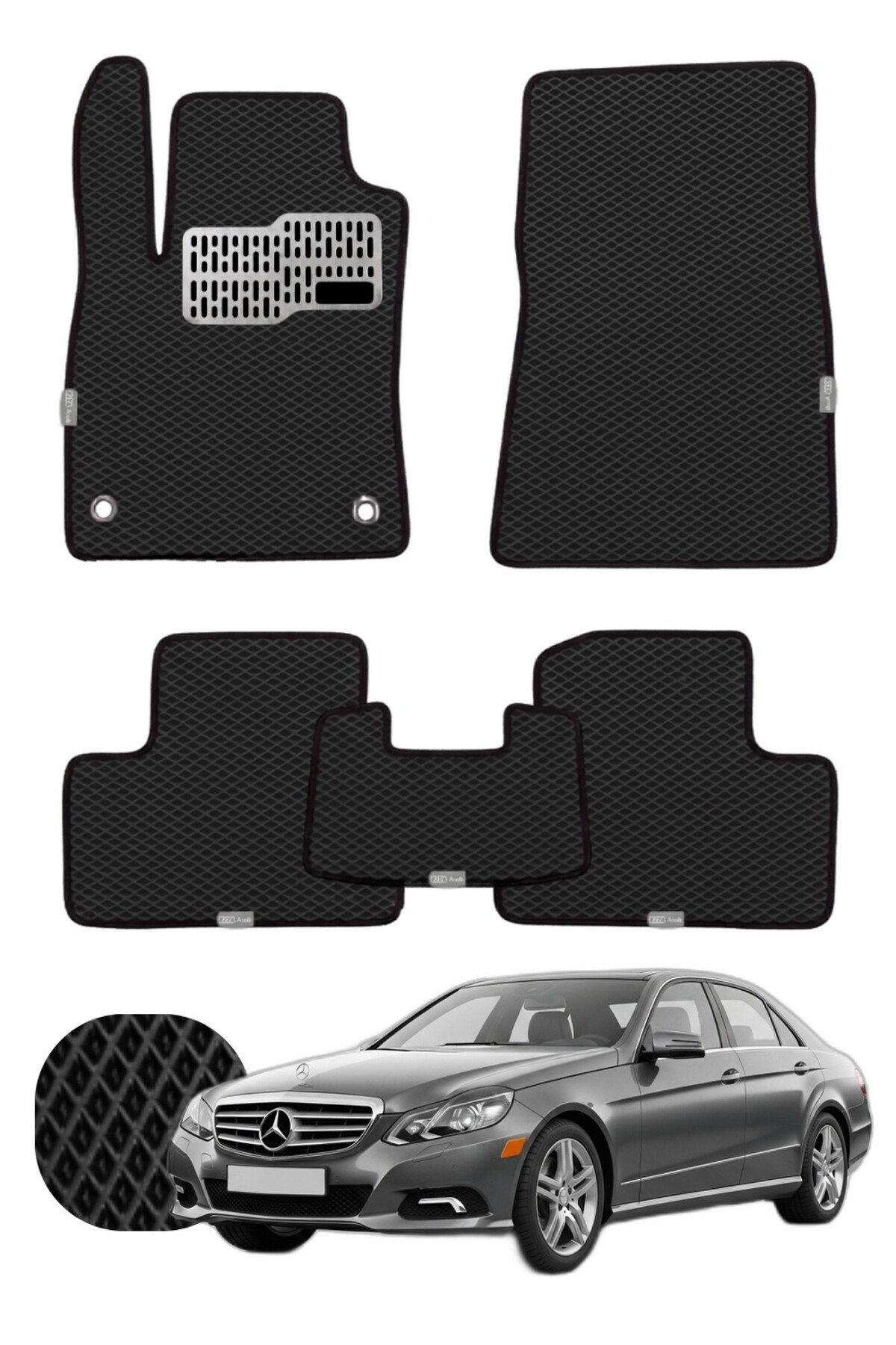 Mercedes E Serisi 2009-2016 W212 Özelleştirilebilir Tam Set Premium EVA Paspas