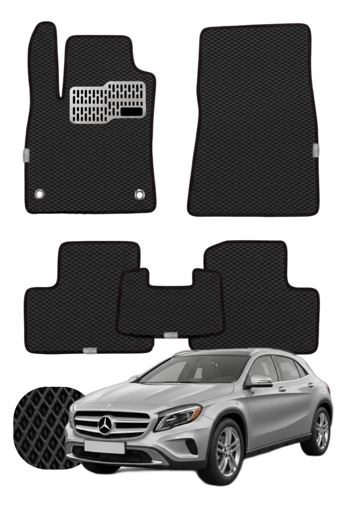 Mercedes GLA 2013-2020 X156 Özelleştirilebilir Tam Set Premium EVA Paspas