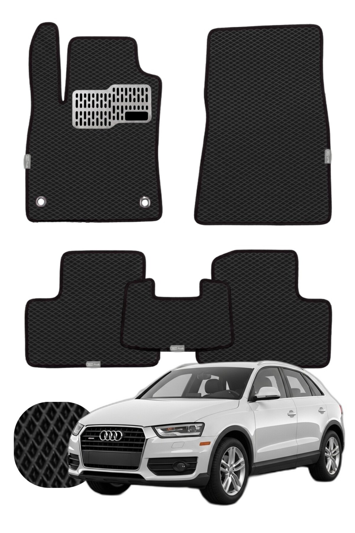Audi Q3 2011-2018 Özelleştirilebilir Tam Set Premium EVA Paspas