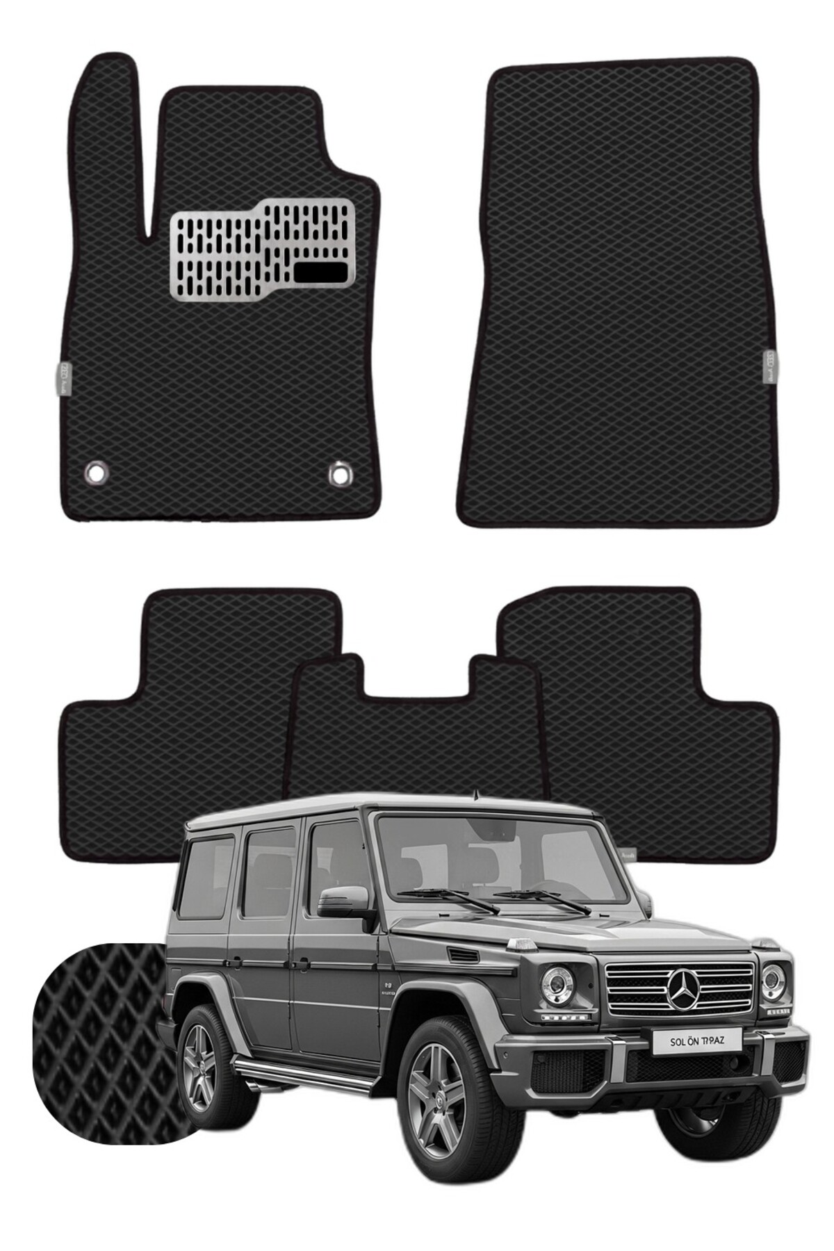 Mercedes G Serisi 1990-2018 W463 Özelleştirilebilir Tam Set Premium EVA Paspas