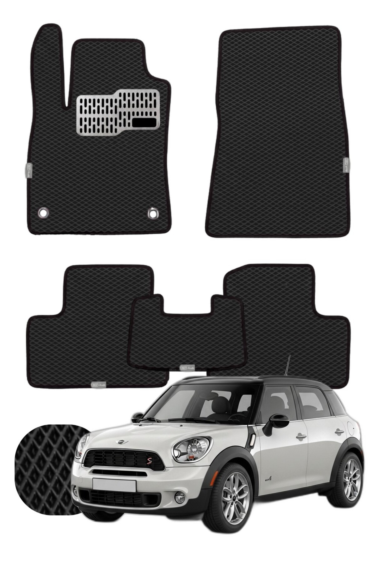 Mini Countryman HB 2010-2017 Özelleştirilebilir Tam Set Premium EVA Paspas