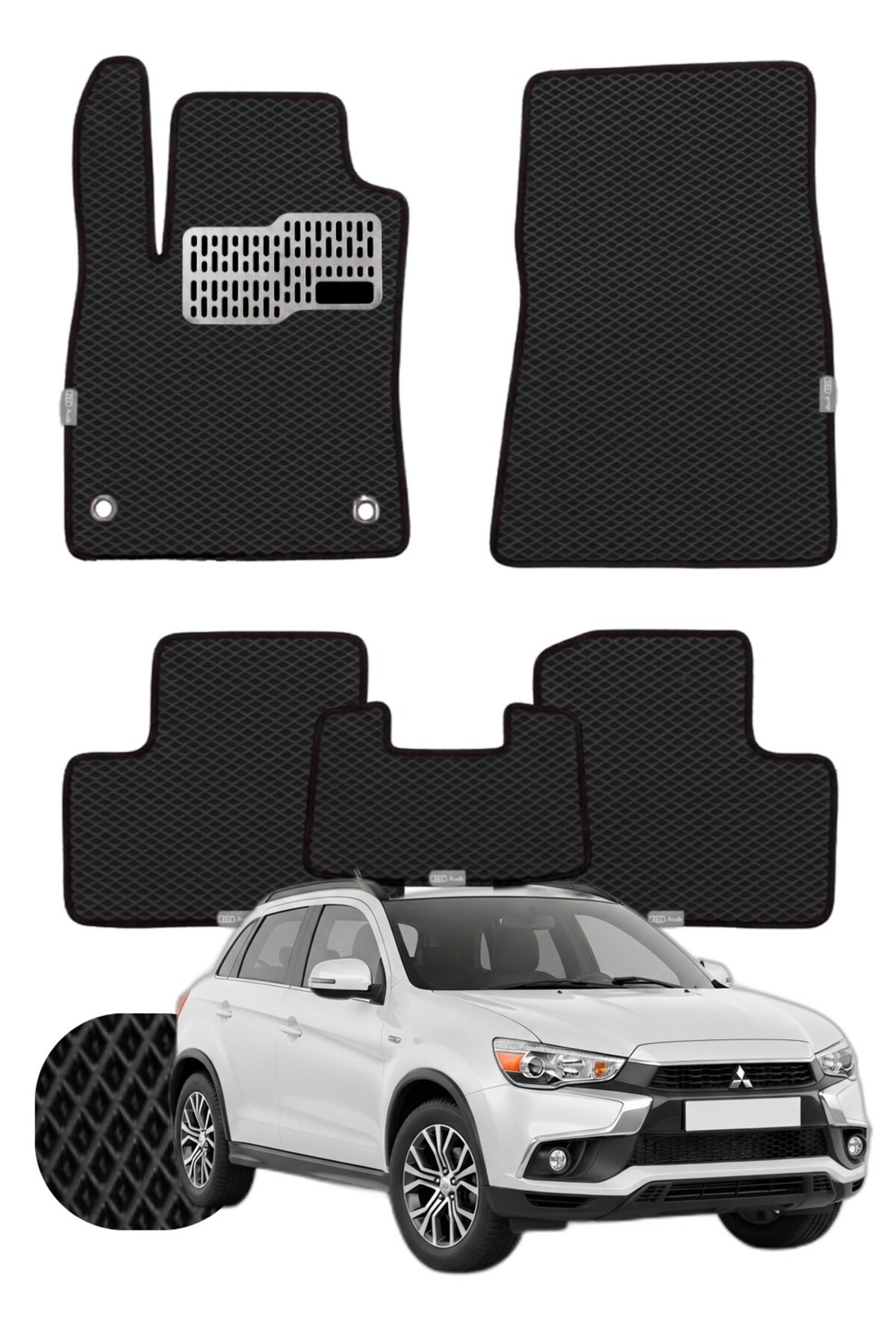 Mitsubishi ASX 2010-2021 Özelleştirilebilir Tam Set Premium EVA Paspas