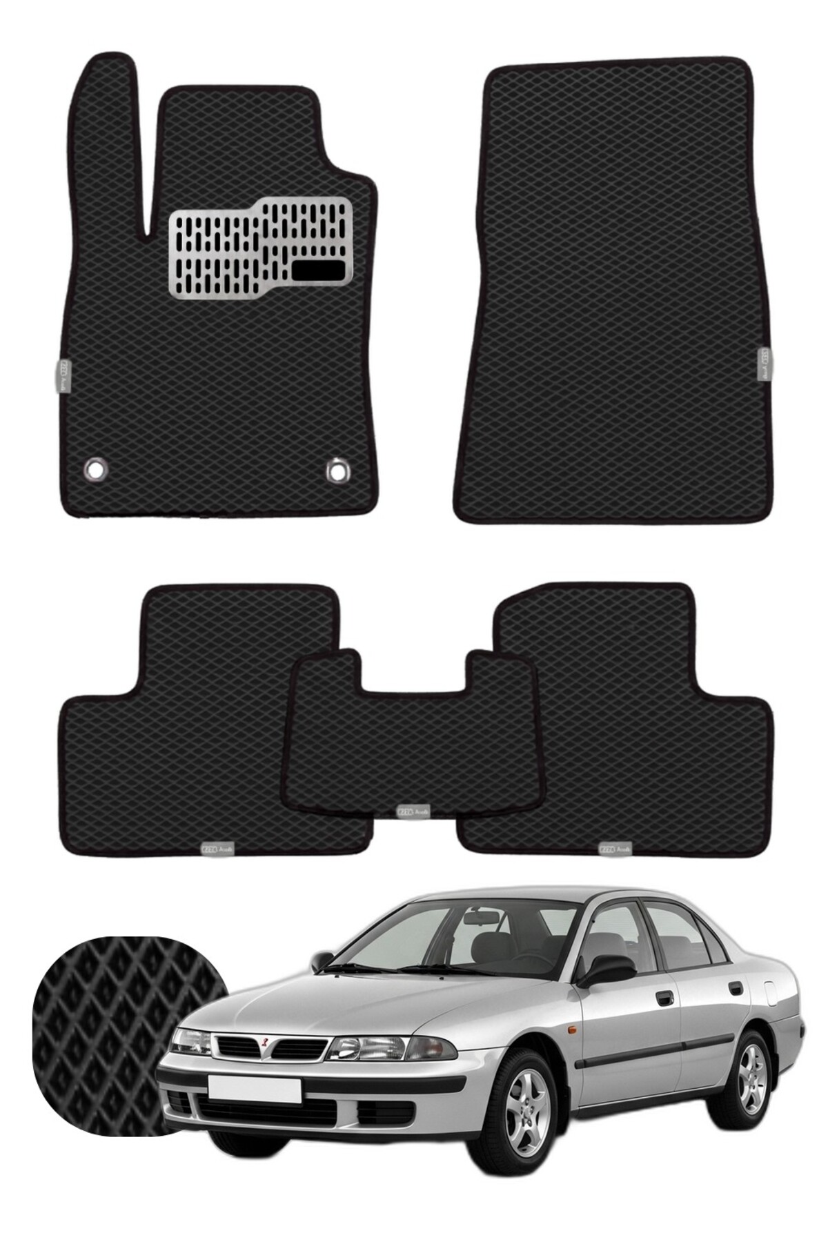 Mitsubishi Carisma Sedan 1995-2004 Özelleştirilebilir Tam Set Premium EVA Paspas