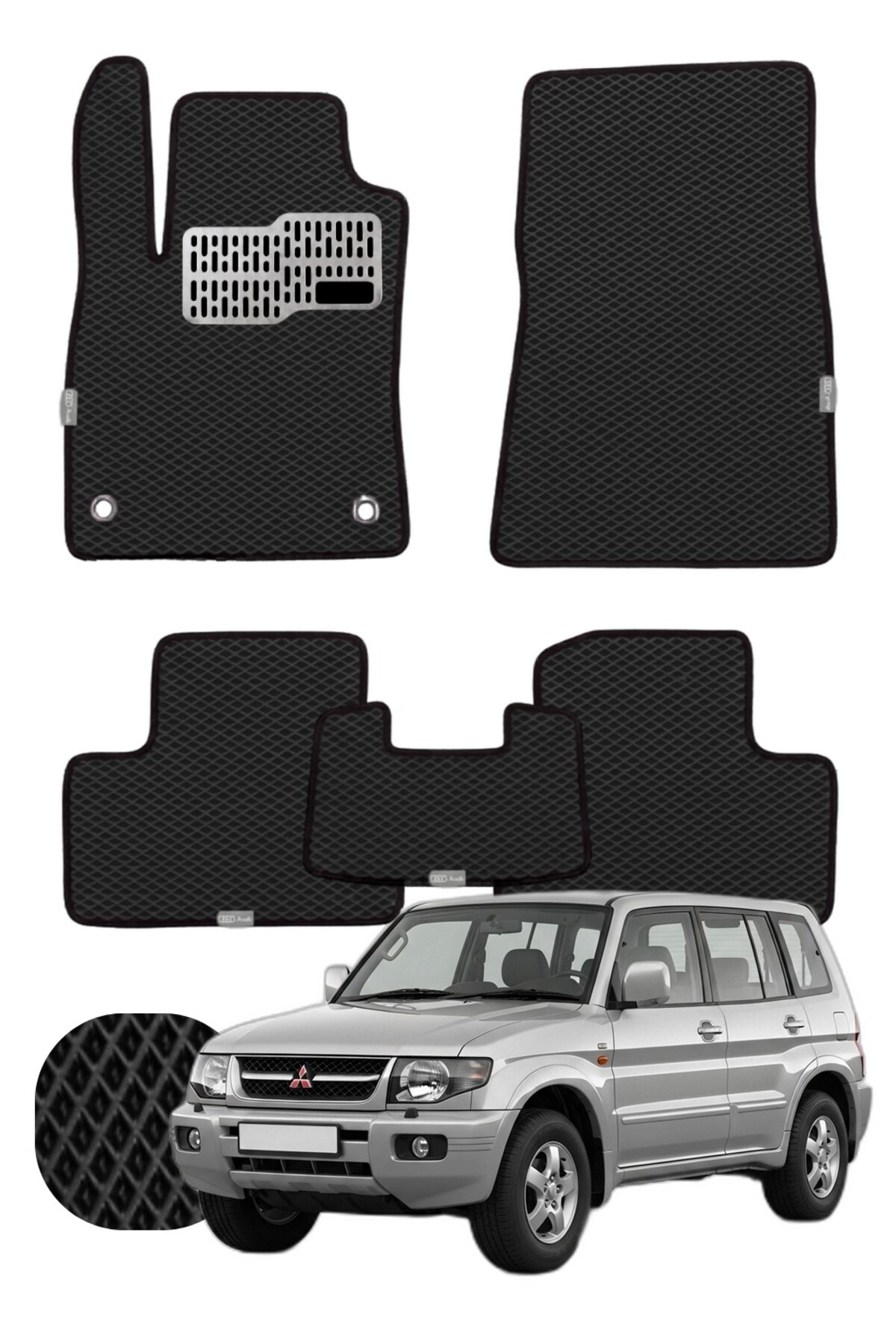 Mitsubishi Pajero Pinin 1998-2007 Özelleştirilebilir Tam Set Premium EVA Paspas