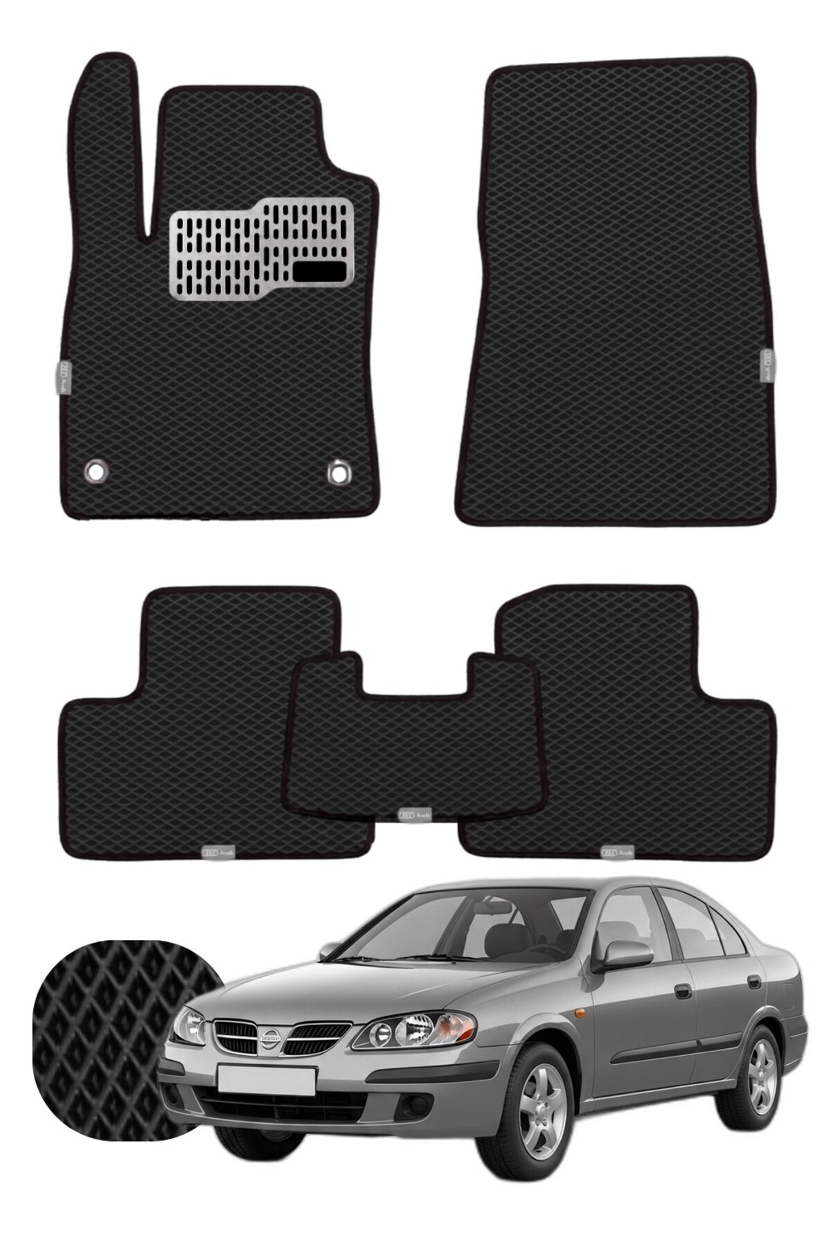 Nissan Almera 2000-2006 Özelleştirilebilir Tam Set Premium EVA Paspas