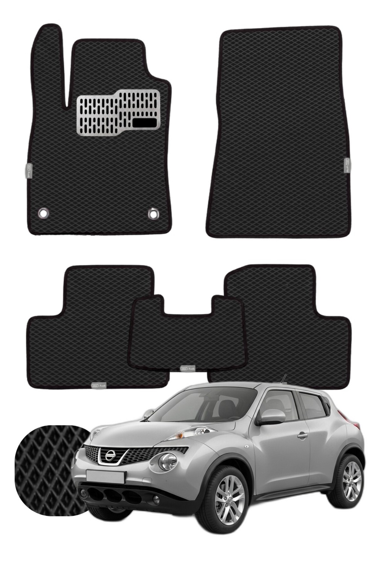 Nissan Juke 2010-2019 Özelleştirilebilir Tam Set Premium EVA Paspas