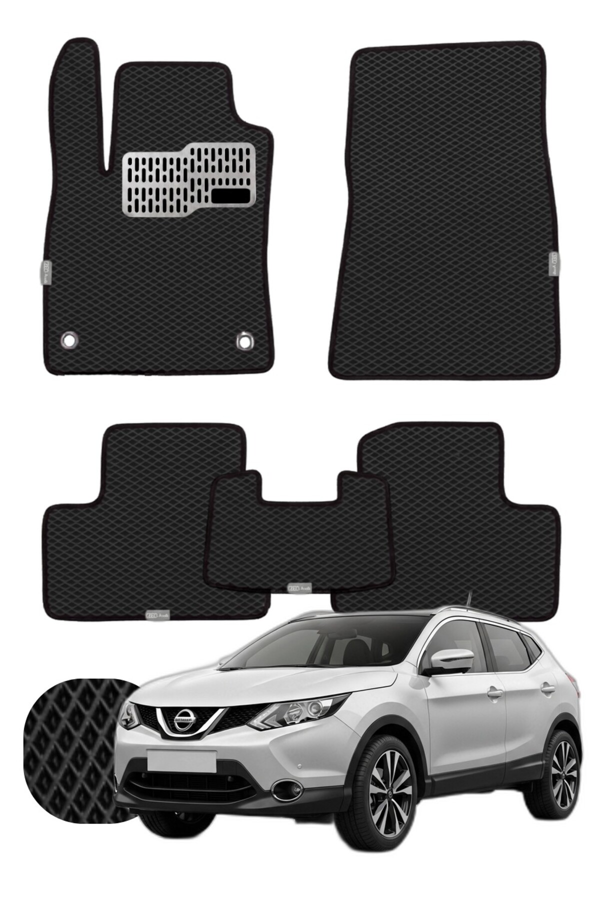 Nissan Qashqai 2013-2021 Özelleştirilebilir Tam Set Premium EVA Paspas