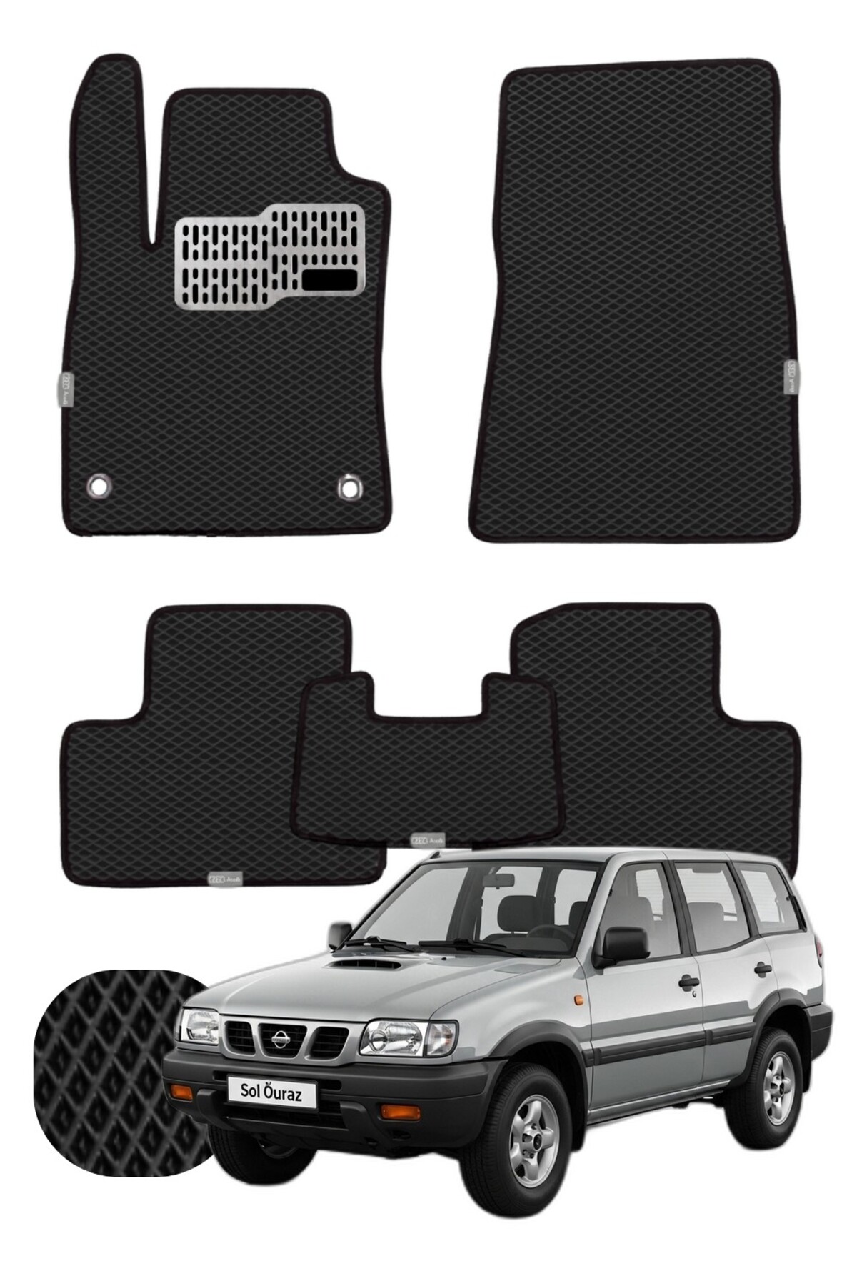 Nissan Terrano 1993-2006 Özelleştirilebilir Tam Set Premium EVA Paspas