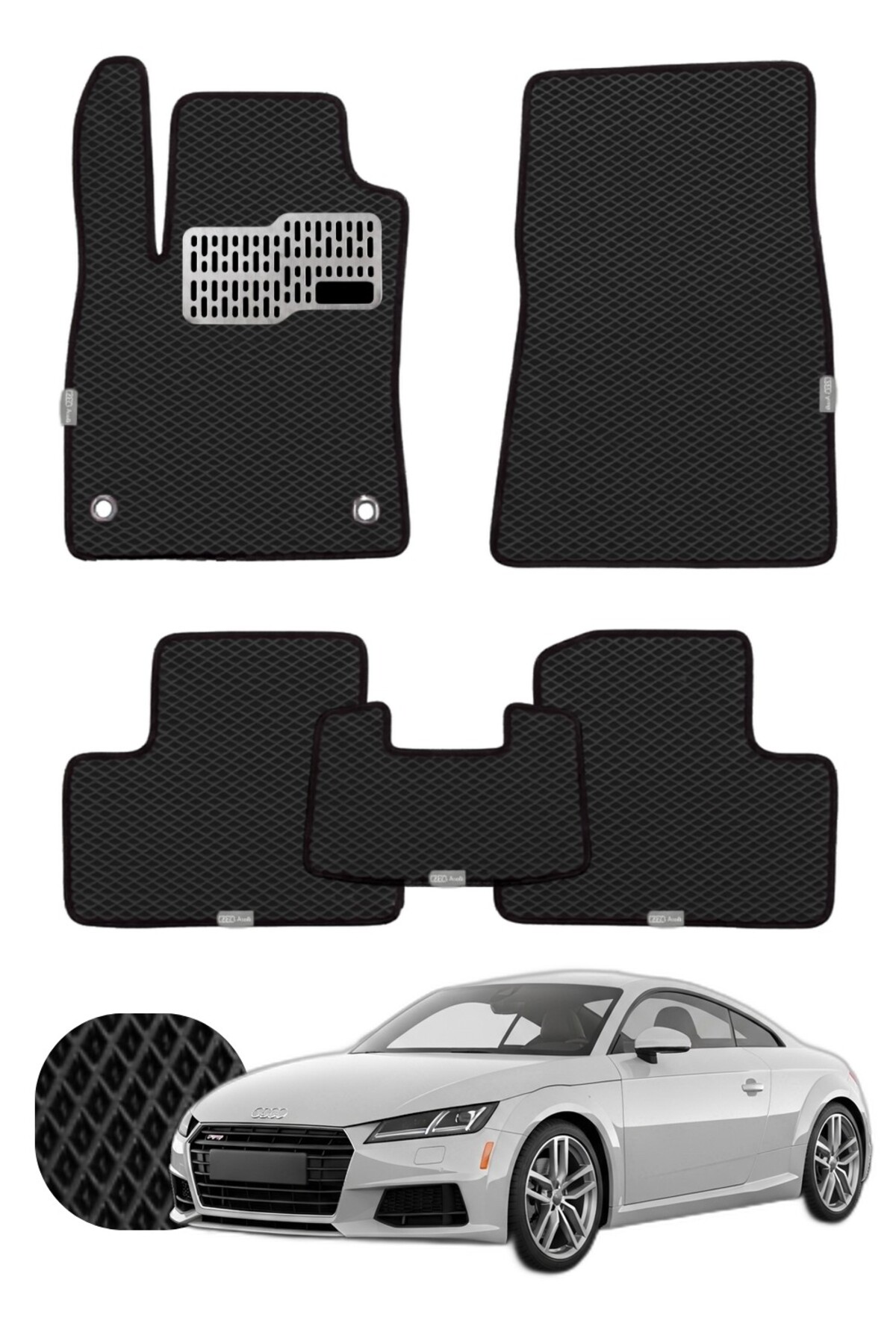 Audi TT 2014-2023 Özelleştirilebilir Tam Set Premium EVA Paspas