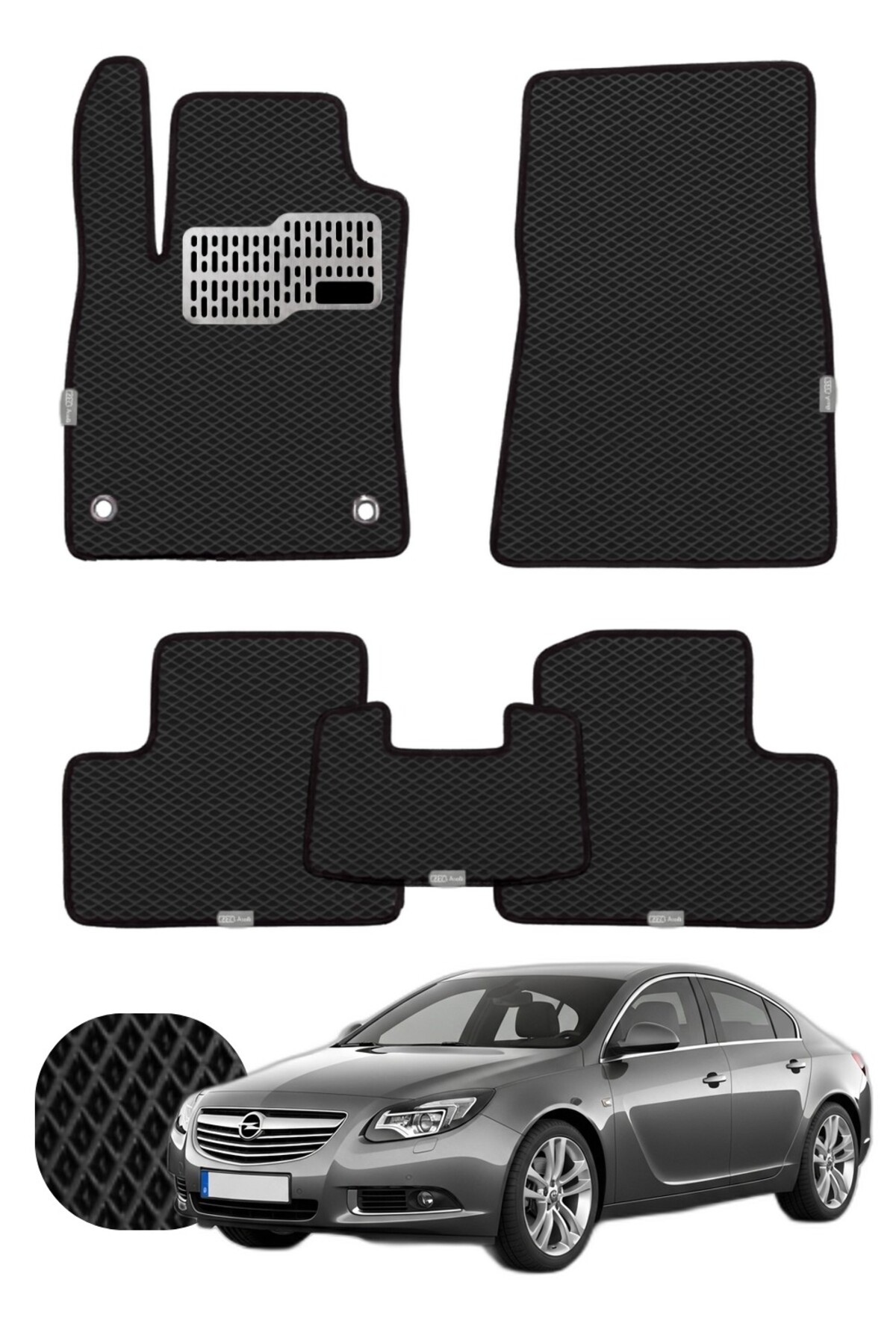 Opel insignia 2008-2017 Özelleştirilebilir Tam Set Premium EVA Paspas