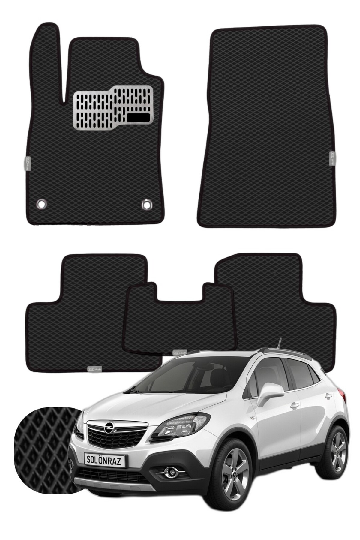 Opel Mokka 2012-2019 Özelleştirilebilir Tam Set Premium EVA Paspas