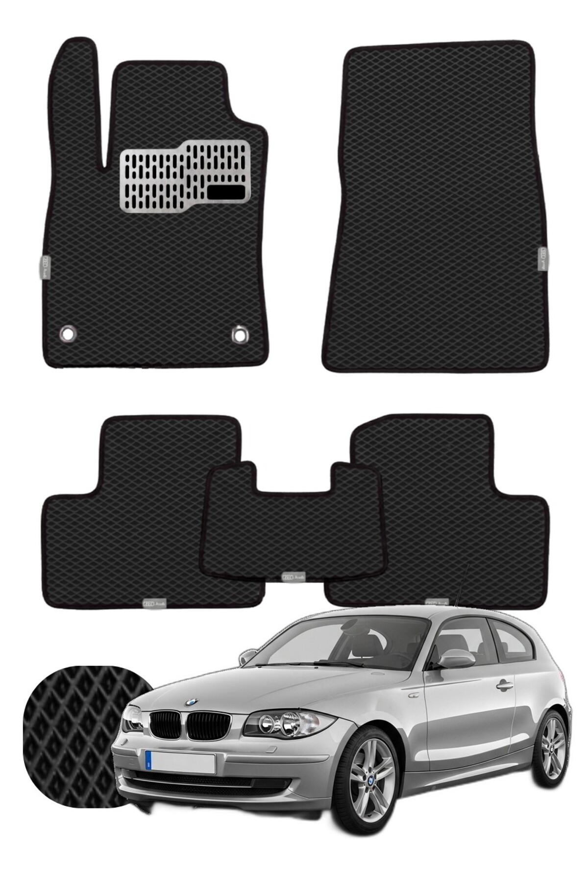 Bmw 1 Serisi 2004-2011 E87 Özelleştirilebilir Tam Set Premium EVA Paspas