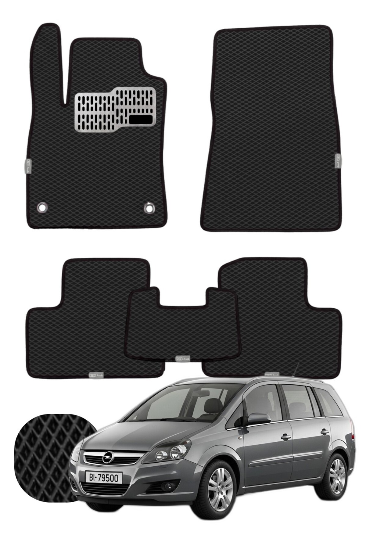 Opel Zafira 2005-2014 Özelleştirilebilir Tam Set Premium EVA Paspas