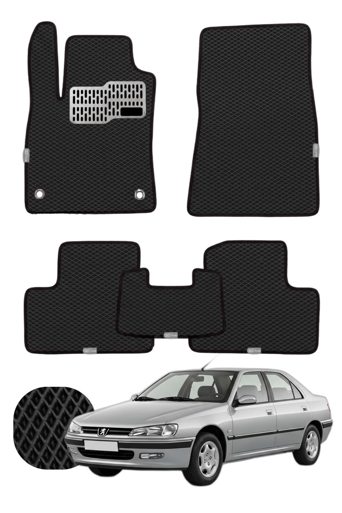 Peugeot 406 1995-2004 Özelleştirilebilir Tam Set Premium EVA Paspas