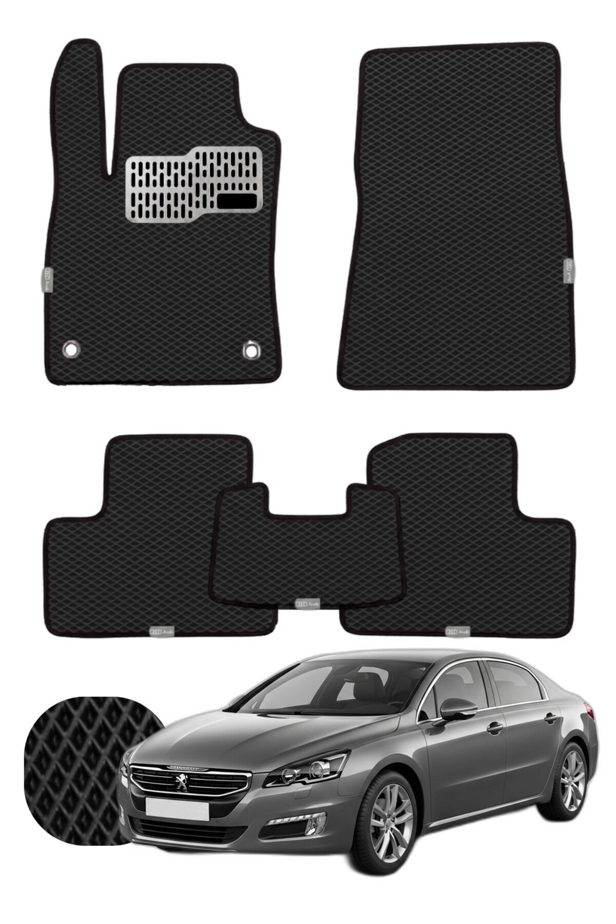 Peugeot 508 2010-2018 Özelleştirilebilir Tam Set Premium EVA Paspas