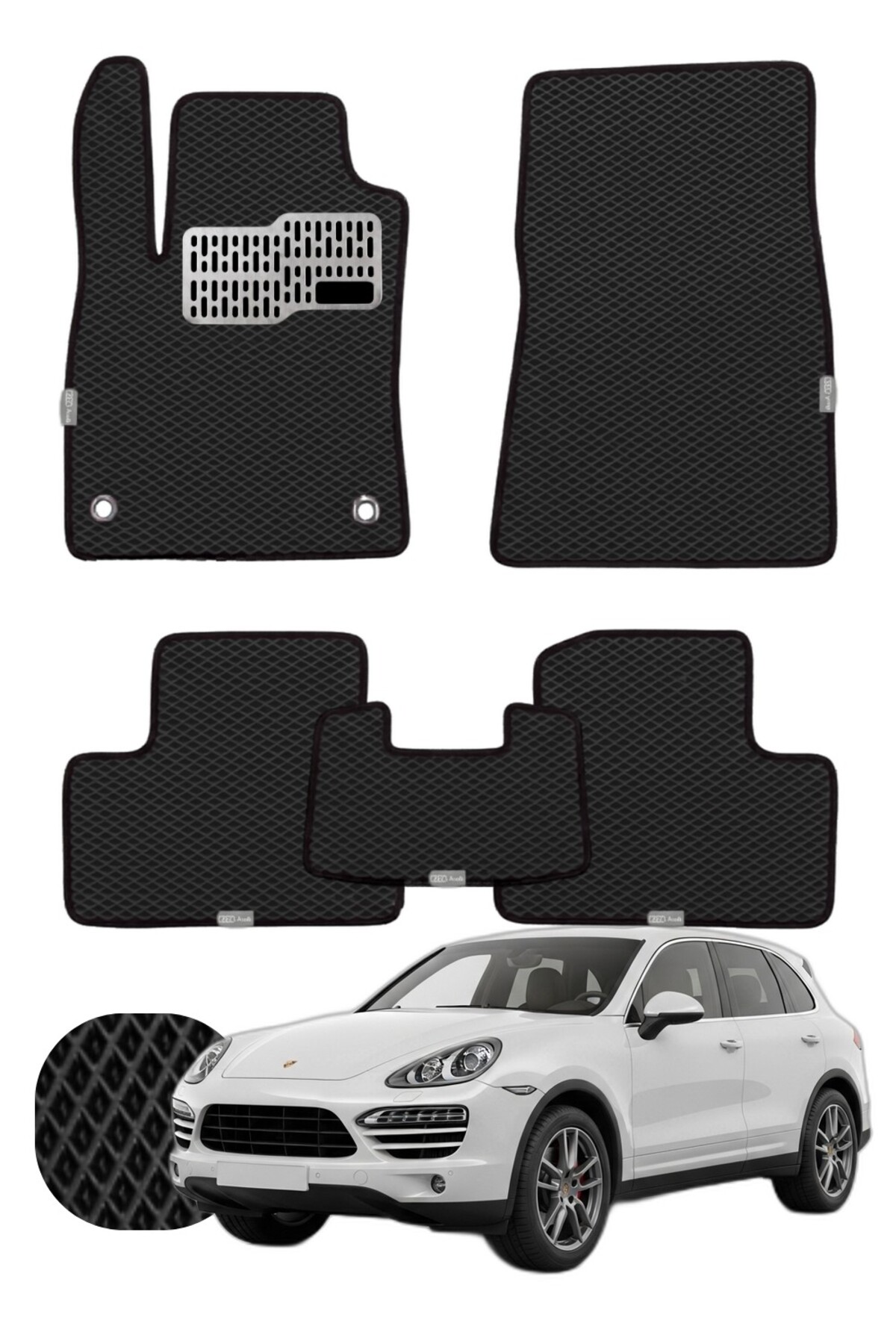 Porsche Cayenne 2010-2017 Özelleştirilebilir Tam Set Premium EVA Paspas