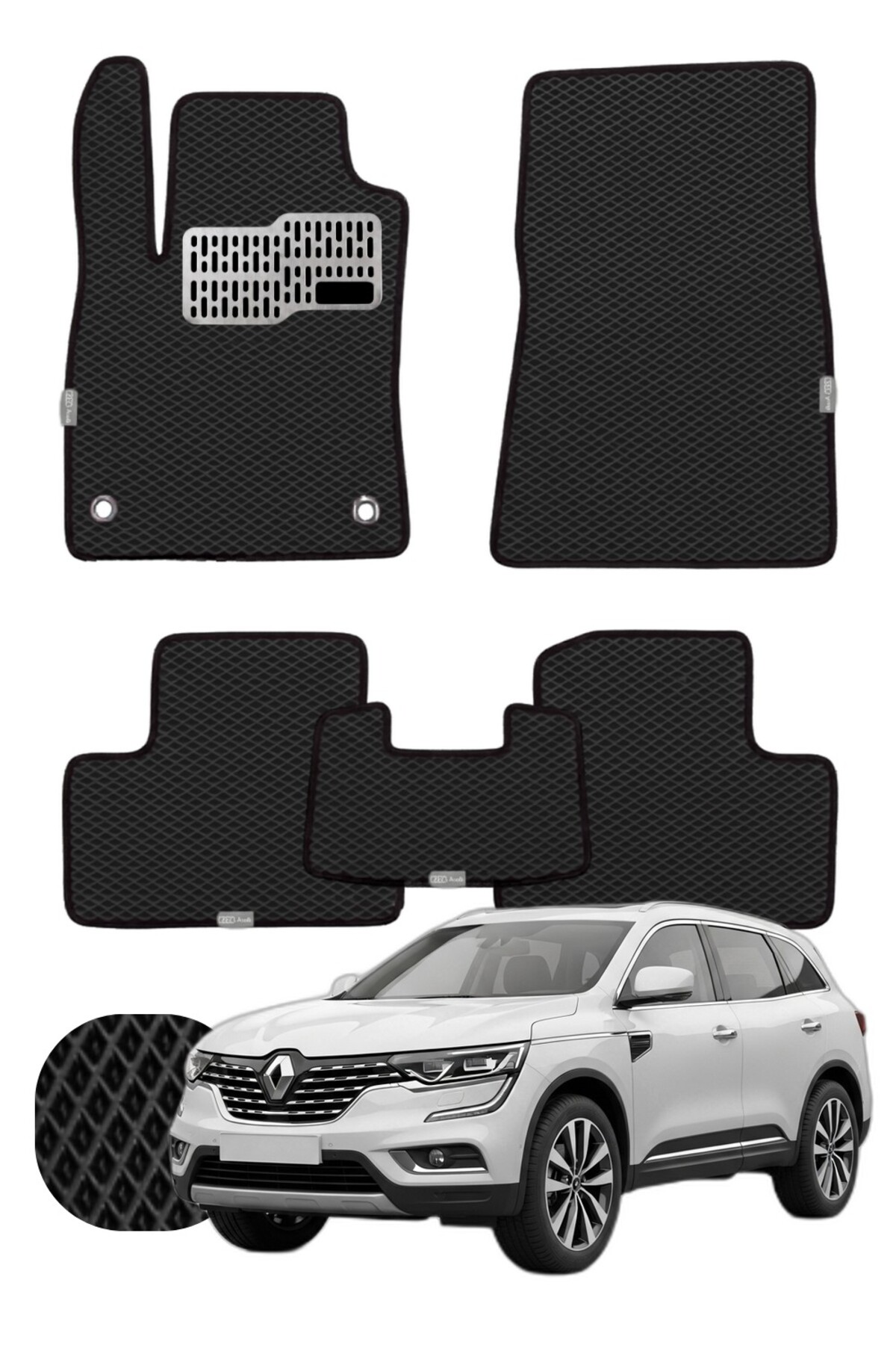 Renault Koleos 2016-2023 Özelleştirilebilir Tam Set Premium EVA Paspas