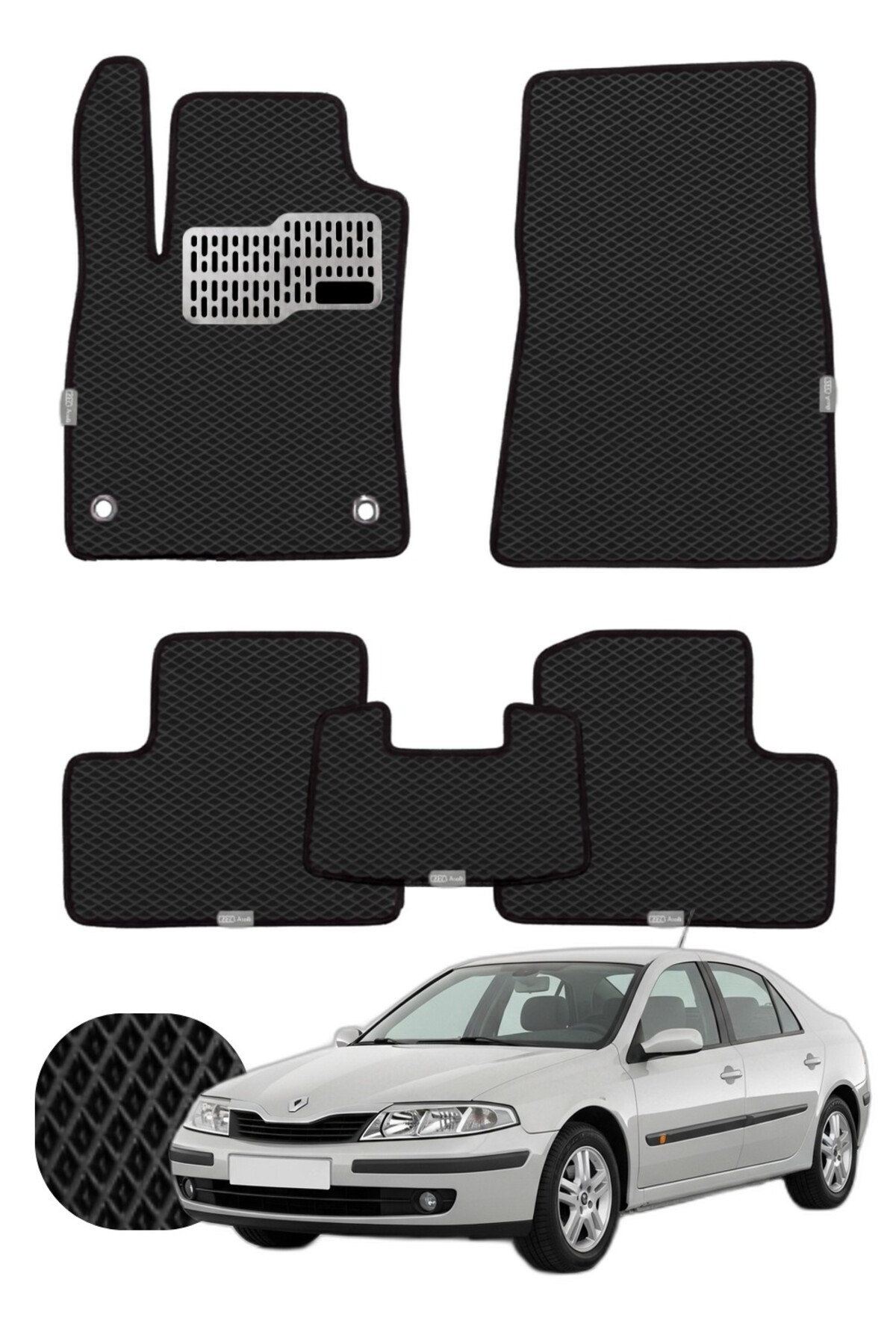 Renault Laguna 2 2001-2007 Özelleştirilebilir Tam Set Premium EVA Paspas