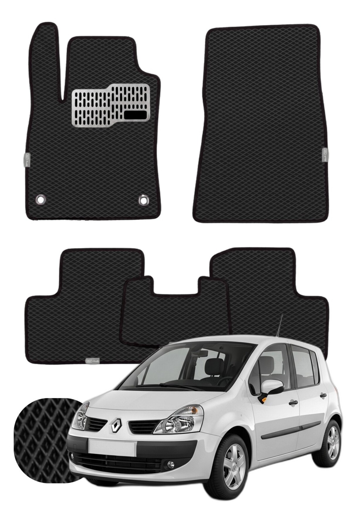 Renault Modus 2004-2012 Özelleştirilebilir Tam Set Premium EVA Paspas